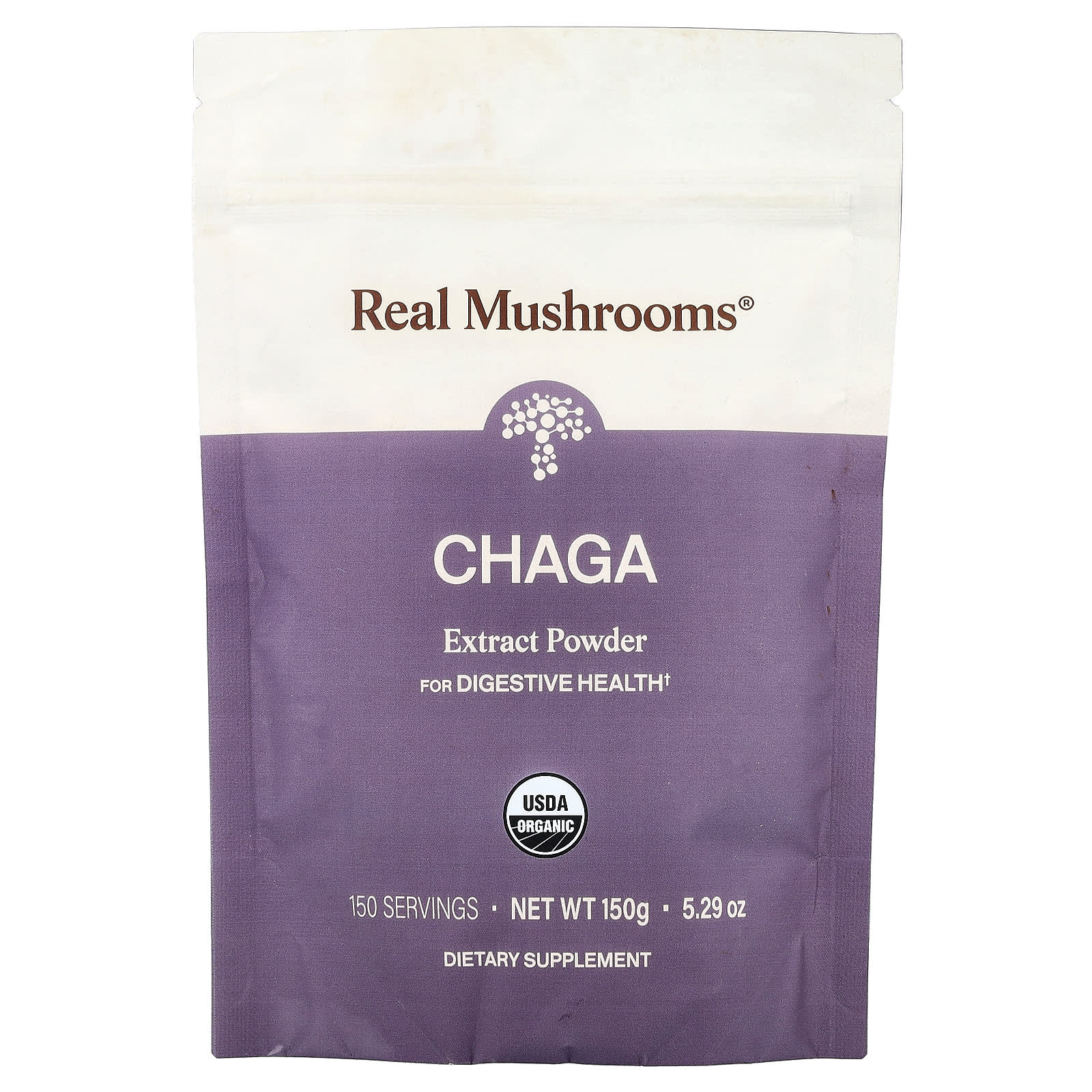 Real Mushrooms Chaga Extract Powder – 150 g — Tunisie