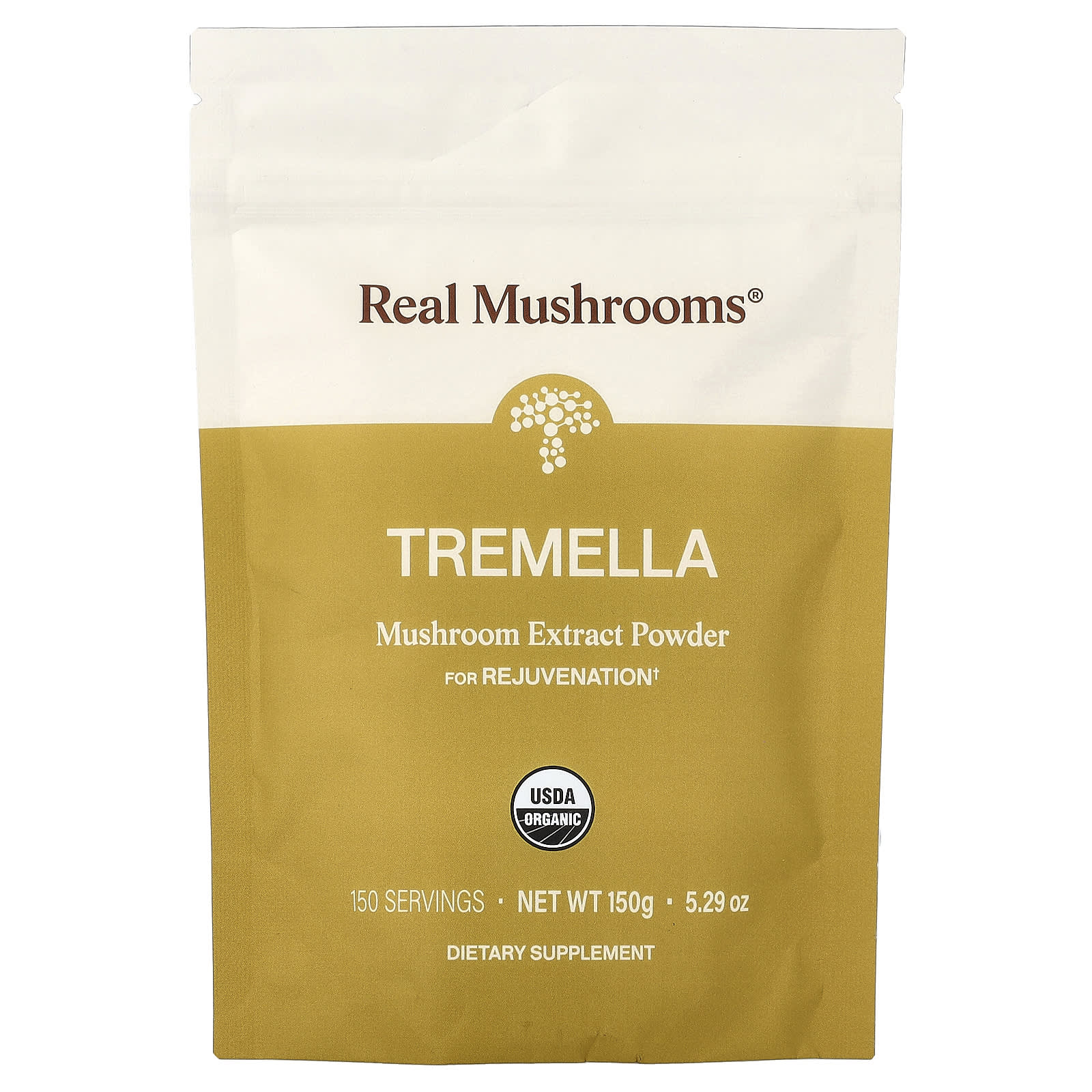Real Mushrooms Tremella, Mushroom Extract Powder – 150 g — Tunisie