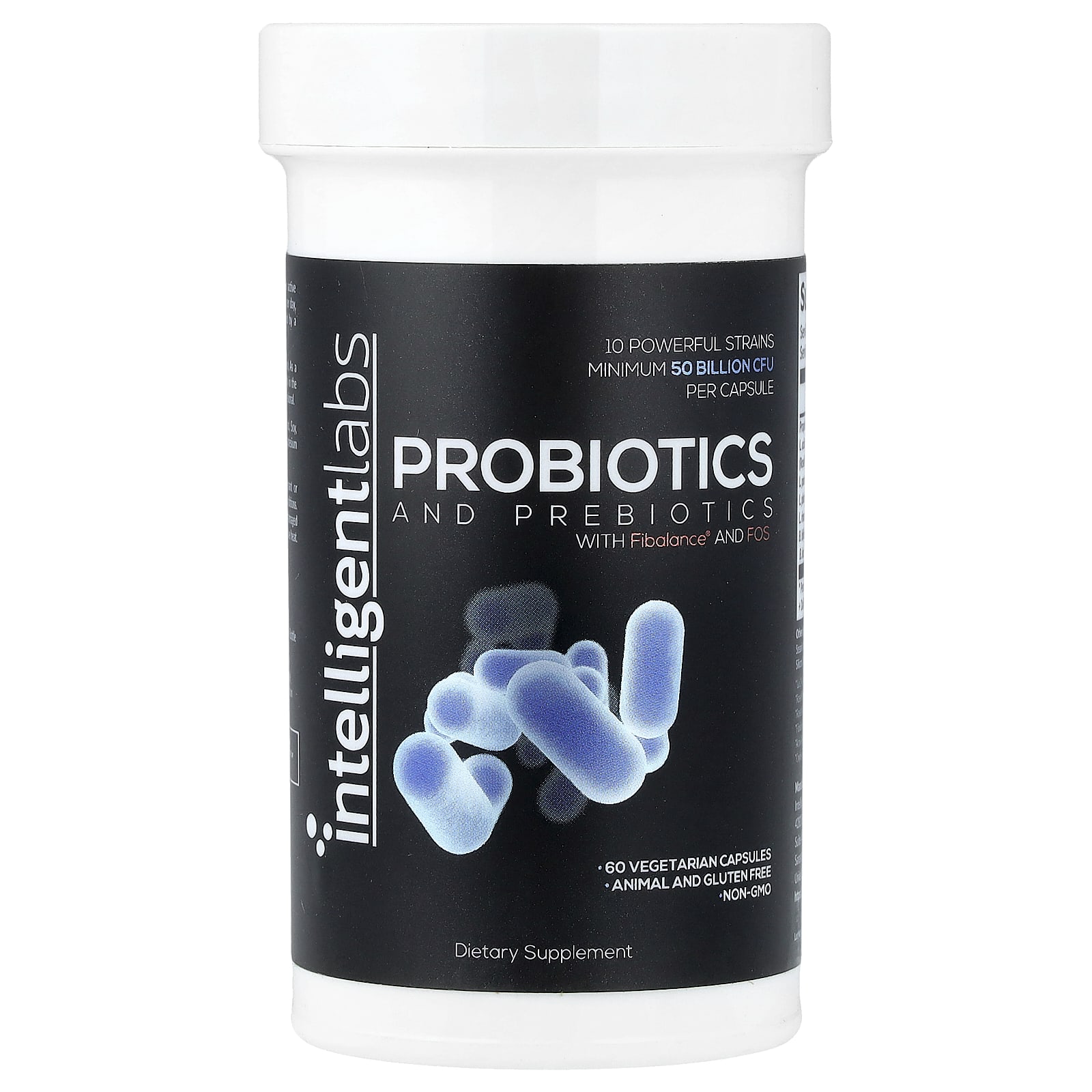Intelligent Labs Probiotics and Prebiotics – 60 gélules végétales — Tunisie