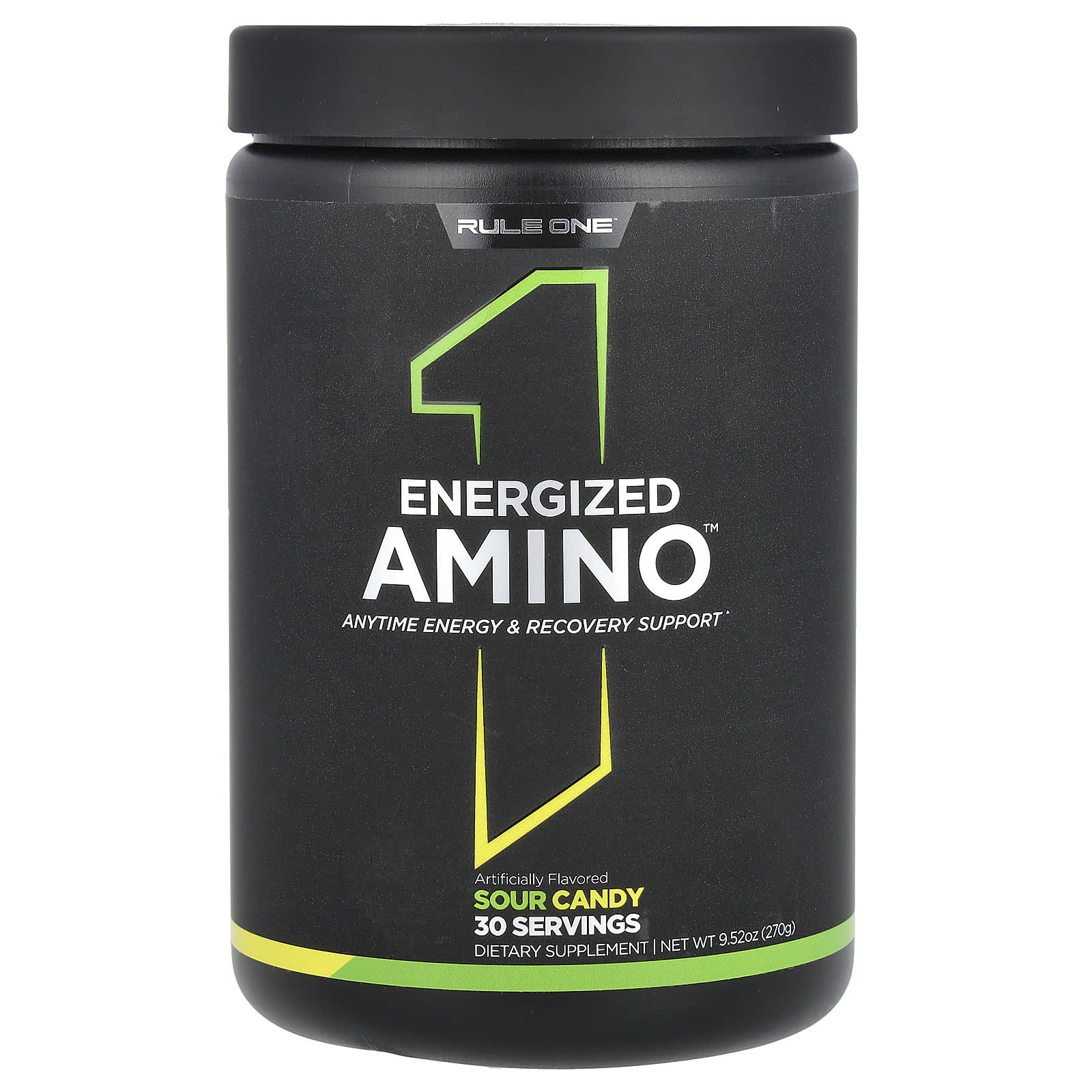 Rule One Proteins Energized Amino – Sour Candy – 270 g — Tunisie