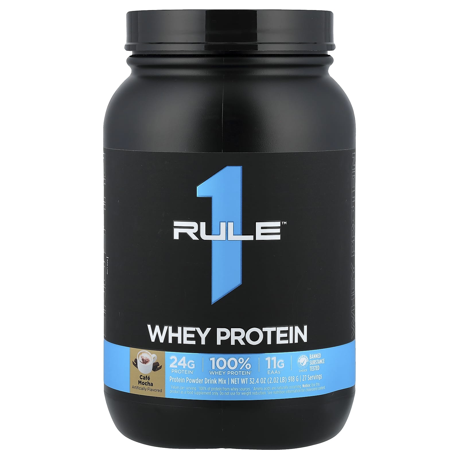 Rule One Proteins Whey Protein – Cafe Mocha – 918 g — Tunisie
