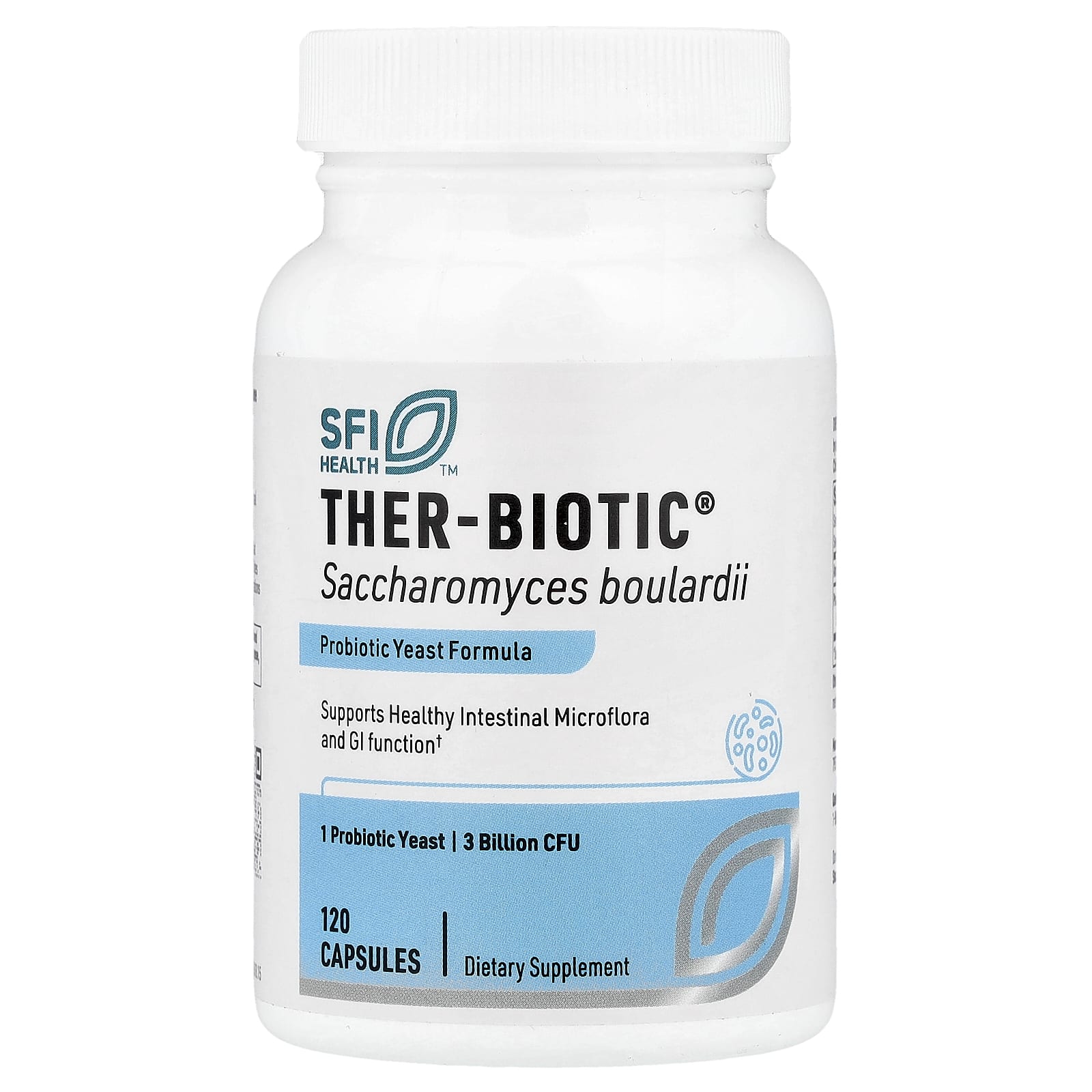 SFI Health Ther-Biotic Saccharomyces Boulardii – 120 gélules — Tunisie