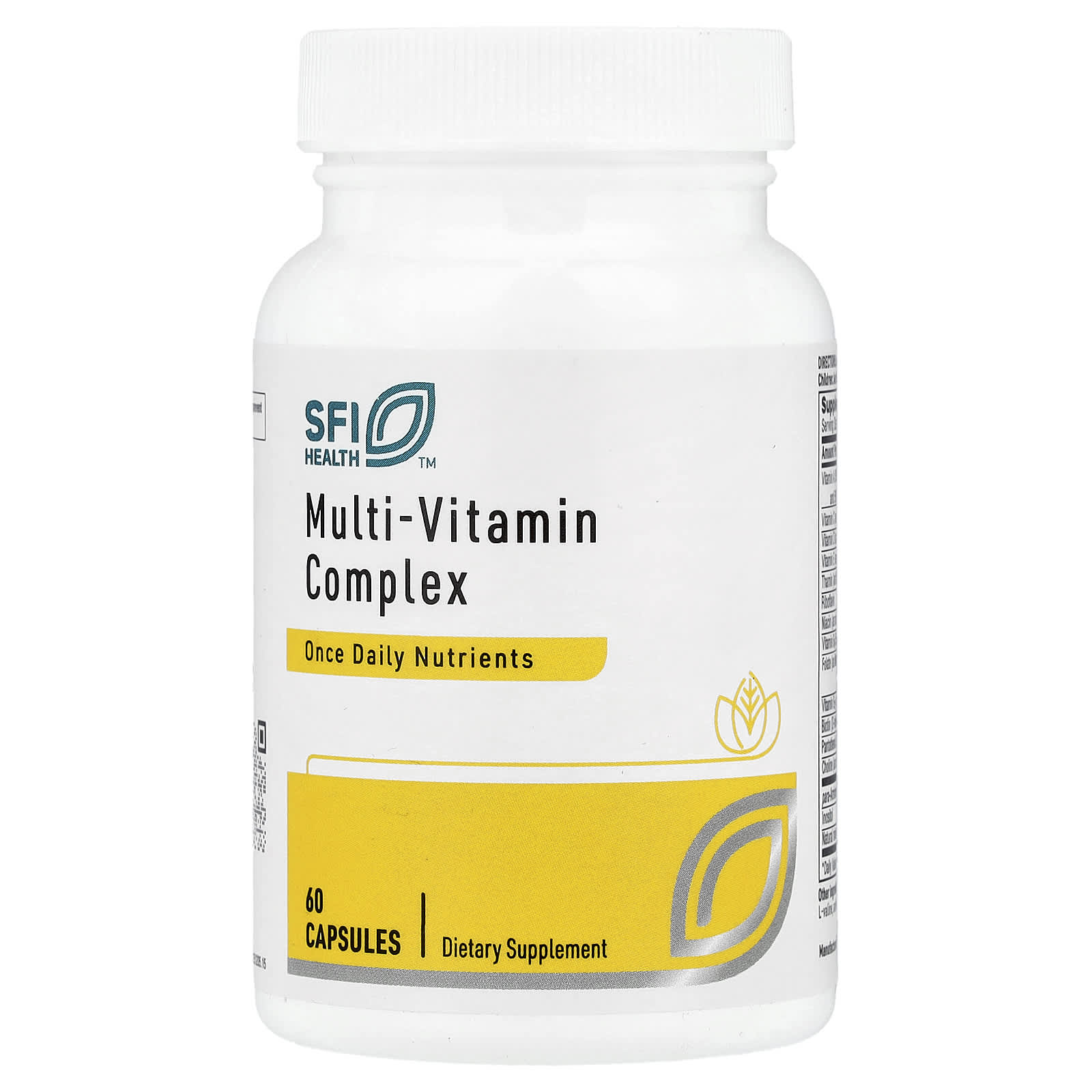 SFI Health Multi-Vitamin Complex – 60 gélules — Tunisie