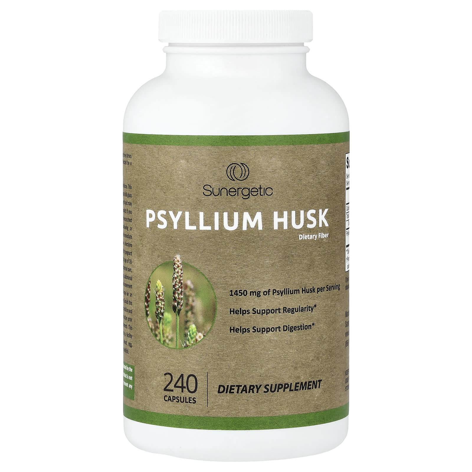 Sunergetic Psyllium Husk – 240 gélules — Tunisie