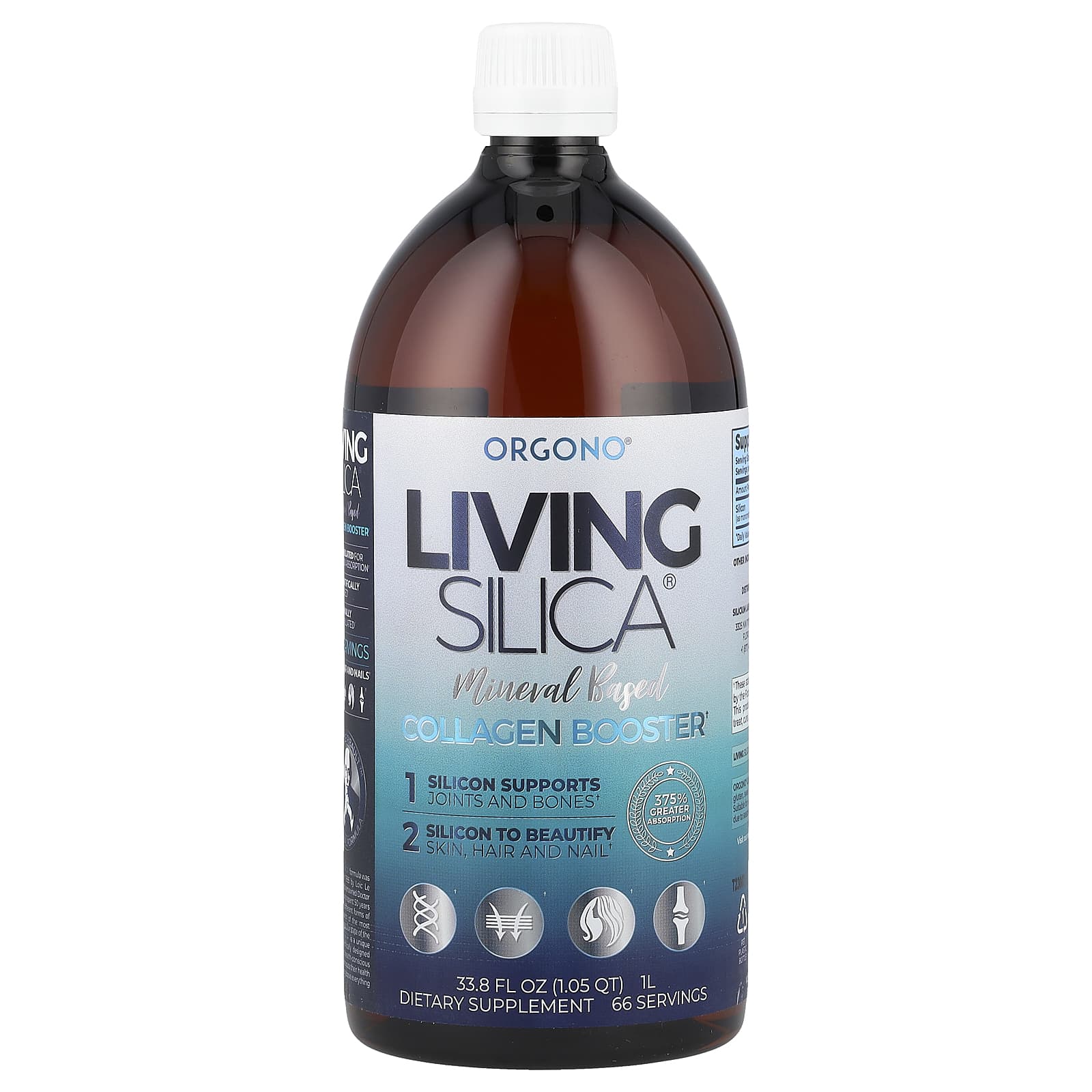 Silicium Laboratories Orgono Living Silica, Collagen Booster – 1 l — Tunisie