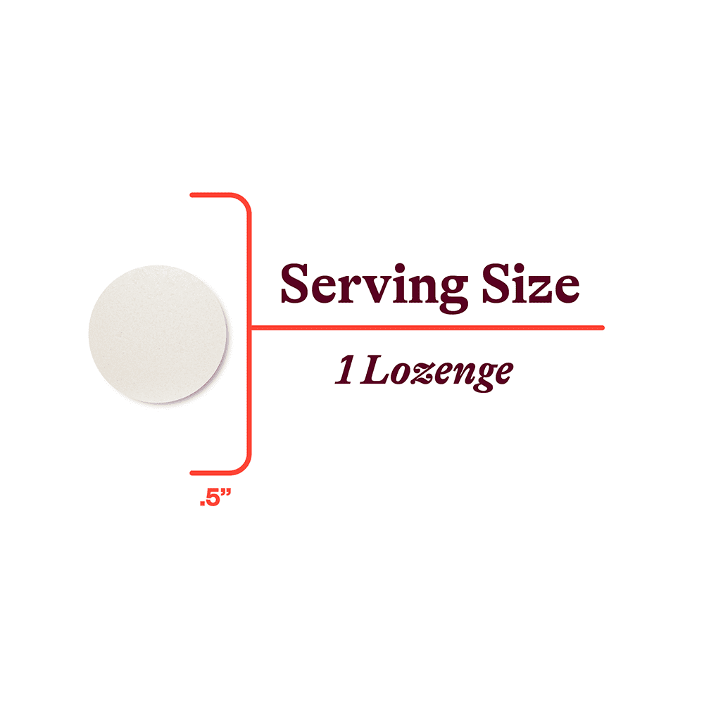 Seeking Health Zinc Lozenge – 60 pastilles — étiquette 1