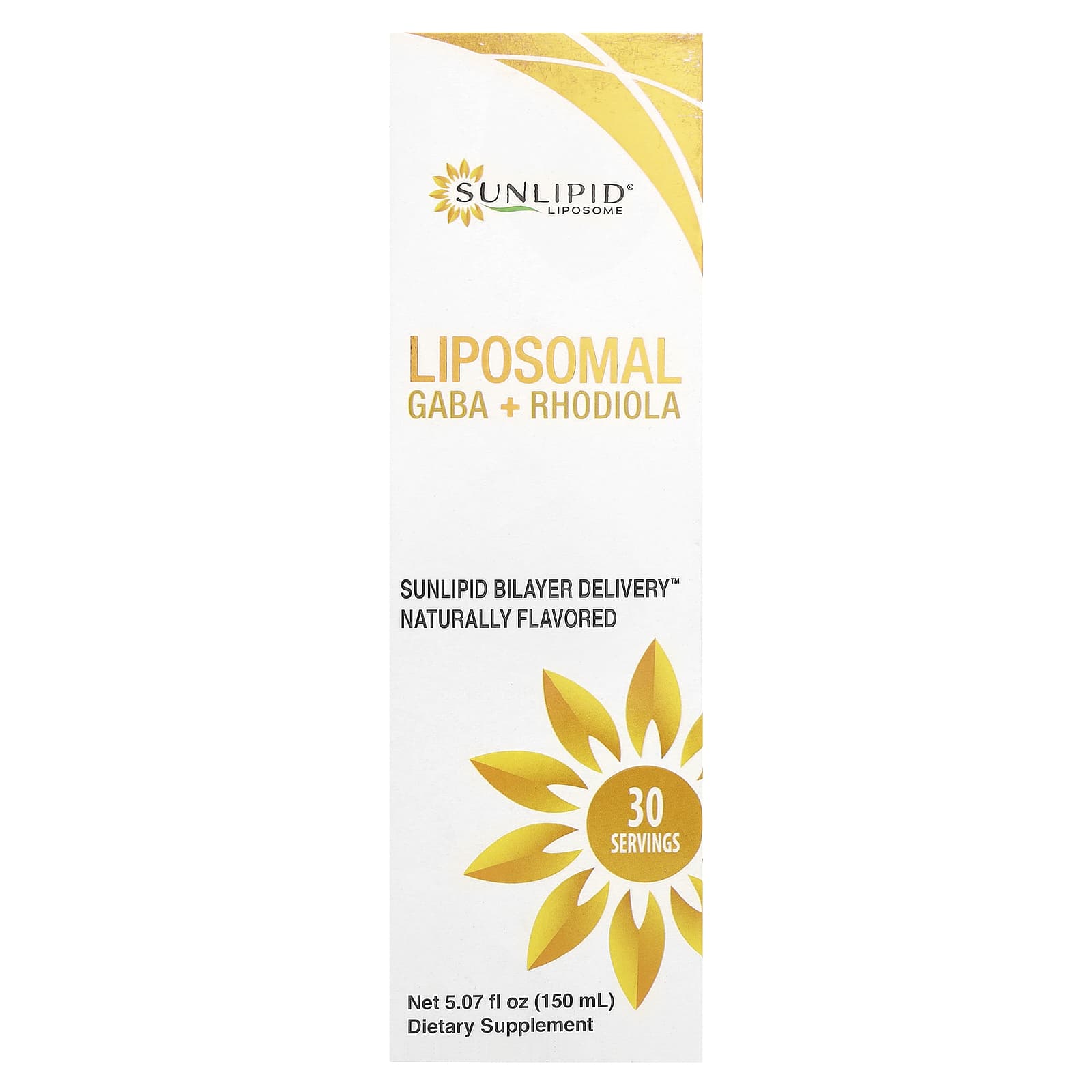 Sunlipid Liposomal GABA + Rhodiola – 150 ml — Tunisie