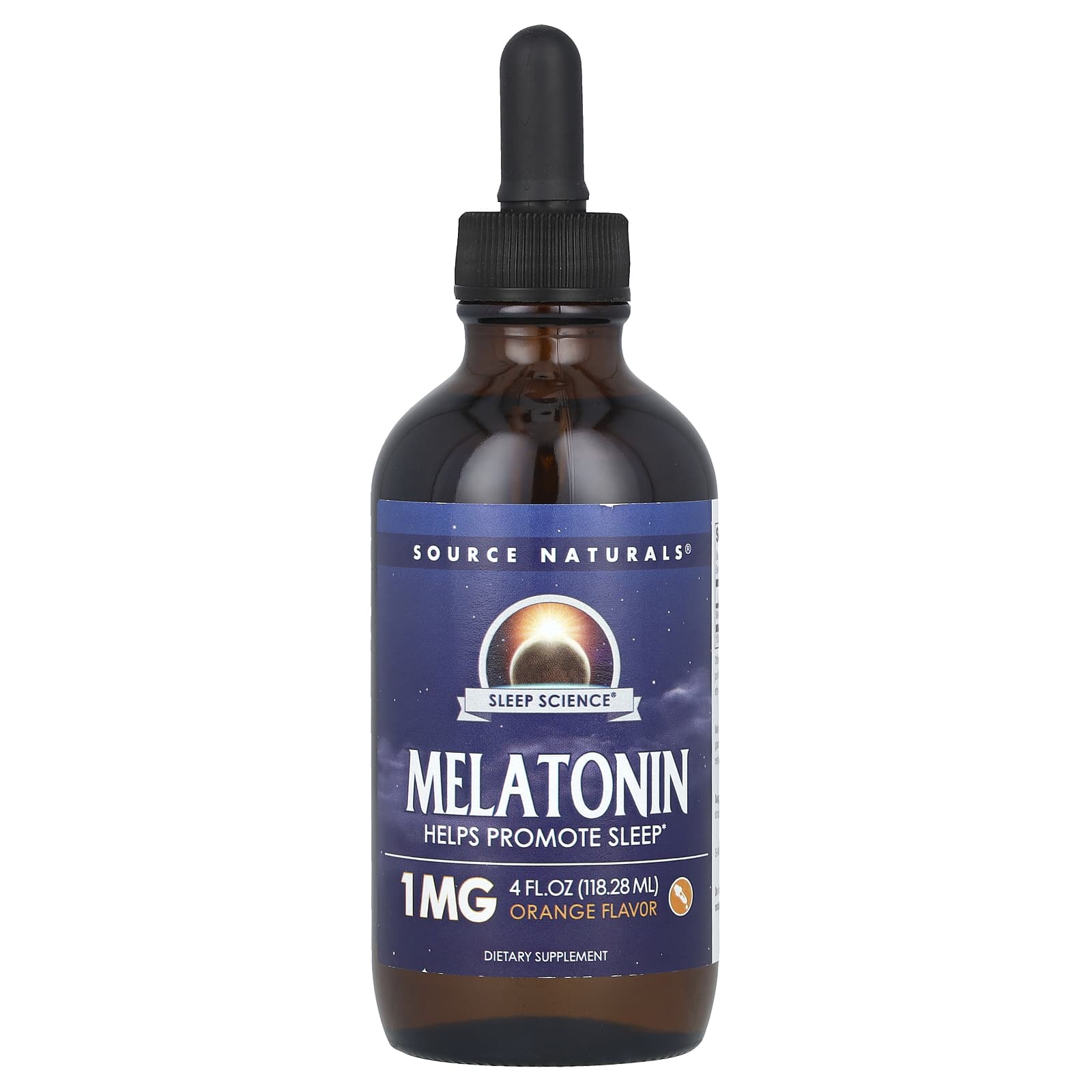 Source Naturals Sleep Science, Melatonin – Orange – 118,28 ml — Tunisie