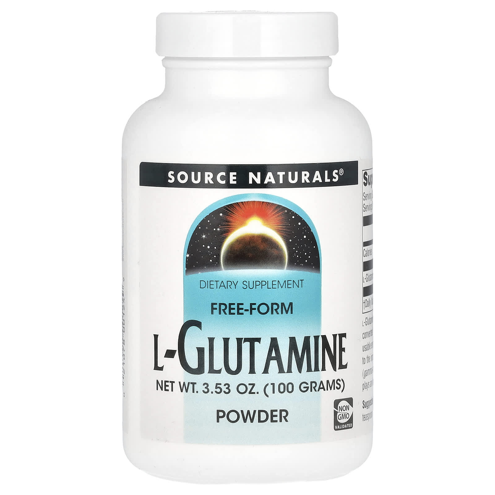 Source Naturals L-Glutamine Powder – 100 g — Tunisie