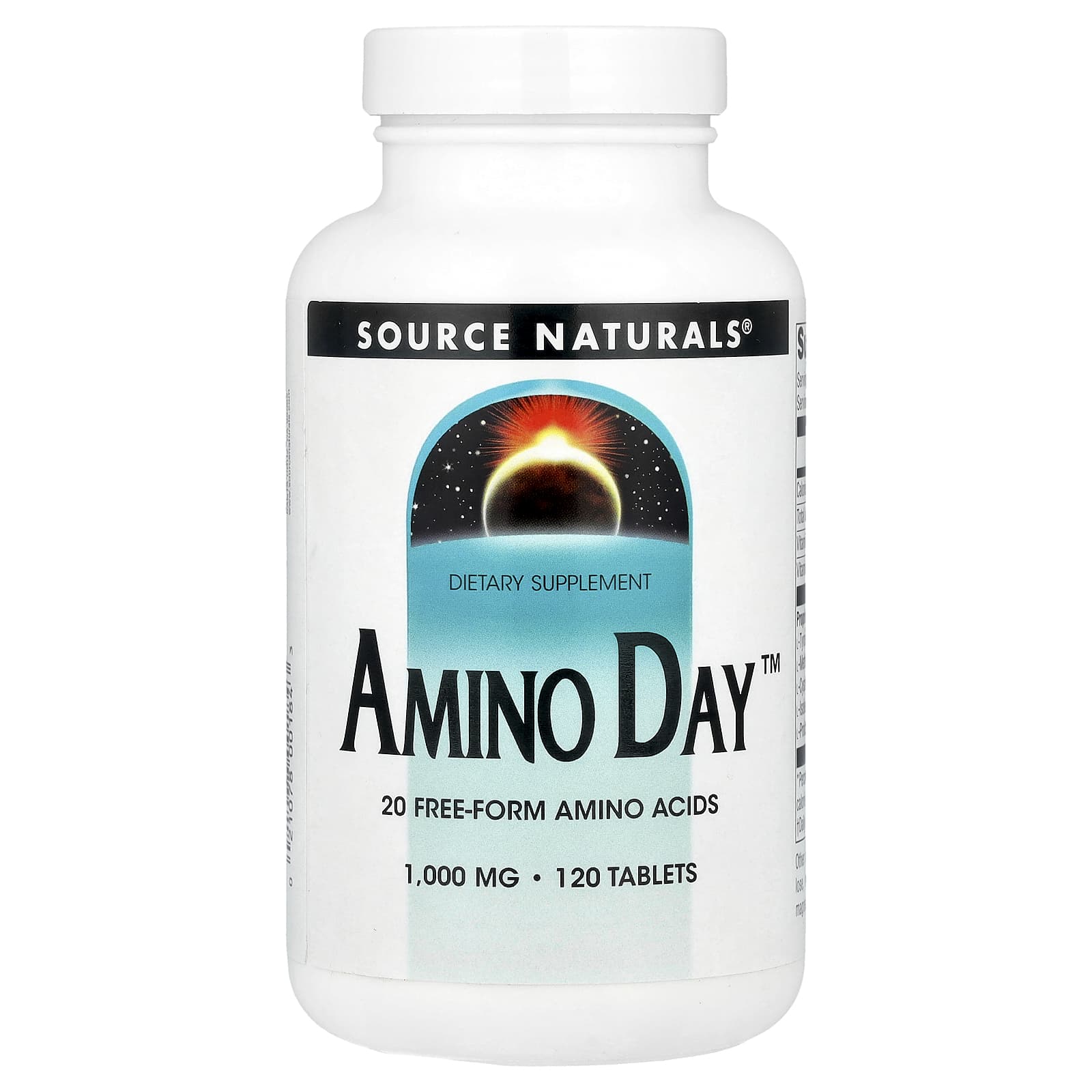 Source Naturals Amino Day – 120 comprimés — Tunisie