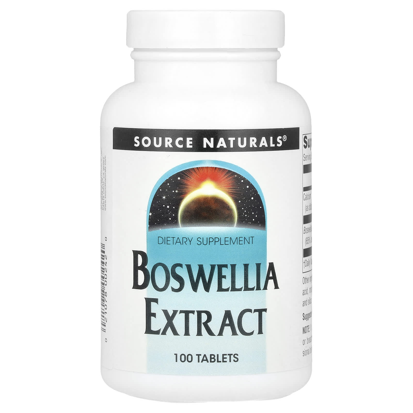 Source Naturals Boswellia Extract – 100 comprimés — Tunisie