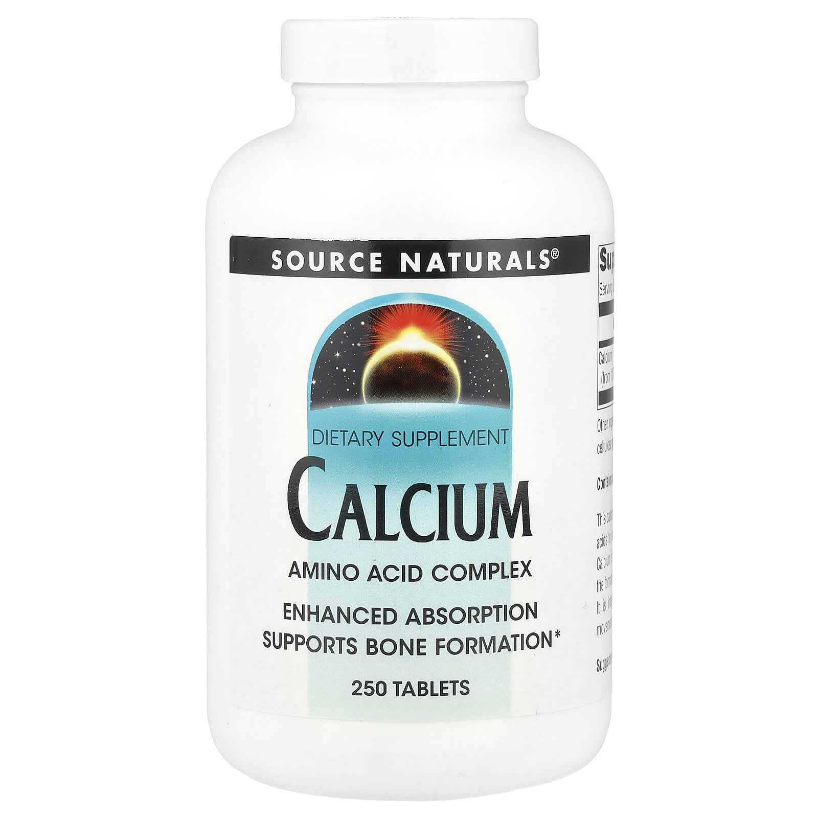 Source Naturals Calcium – 250 comprimés — Tunisie