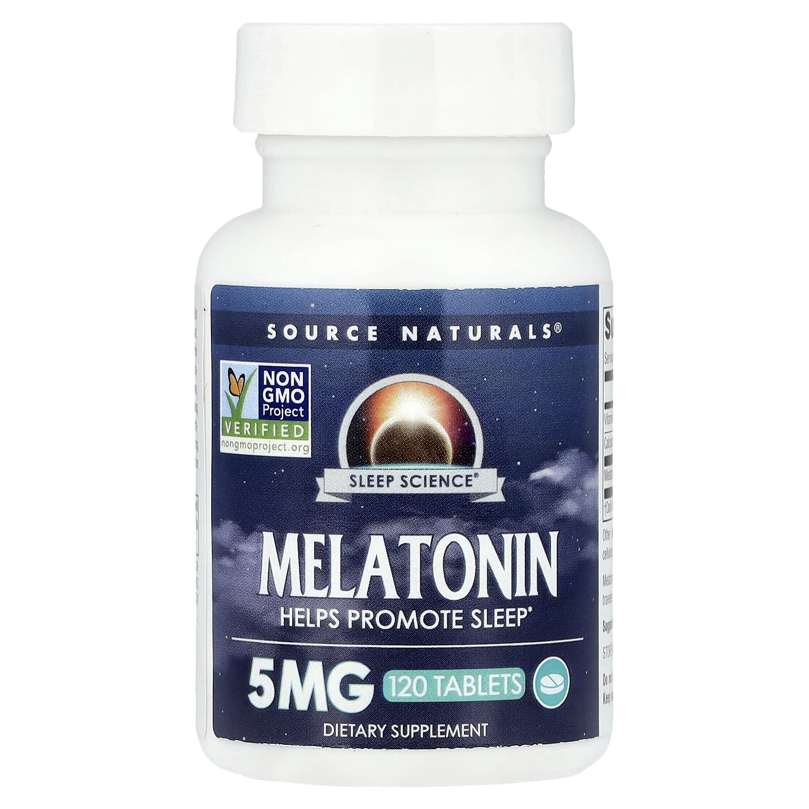 Source Naturals Sleep Science, Melatonin – 120 comprimés — Tunisie