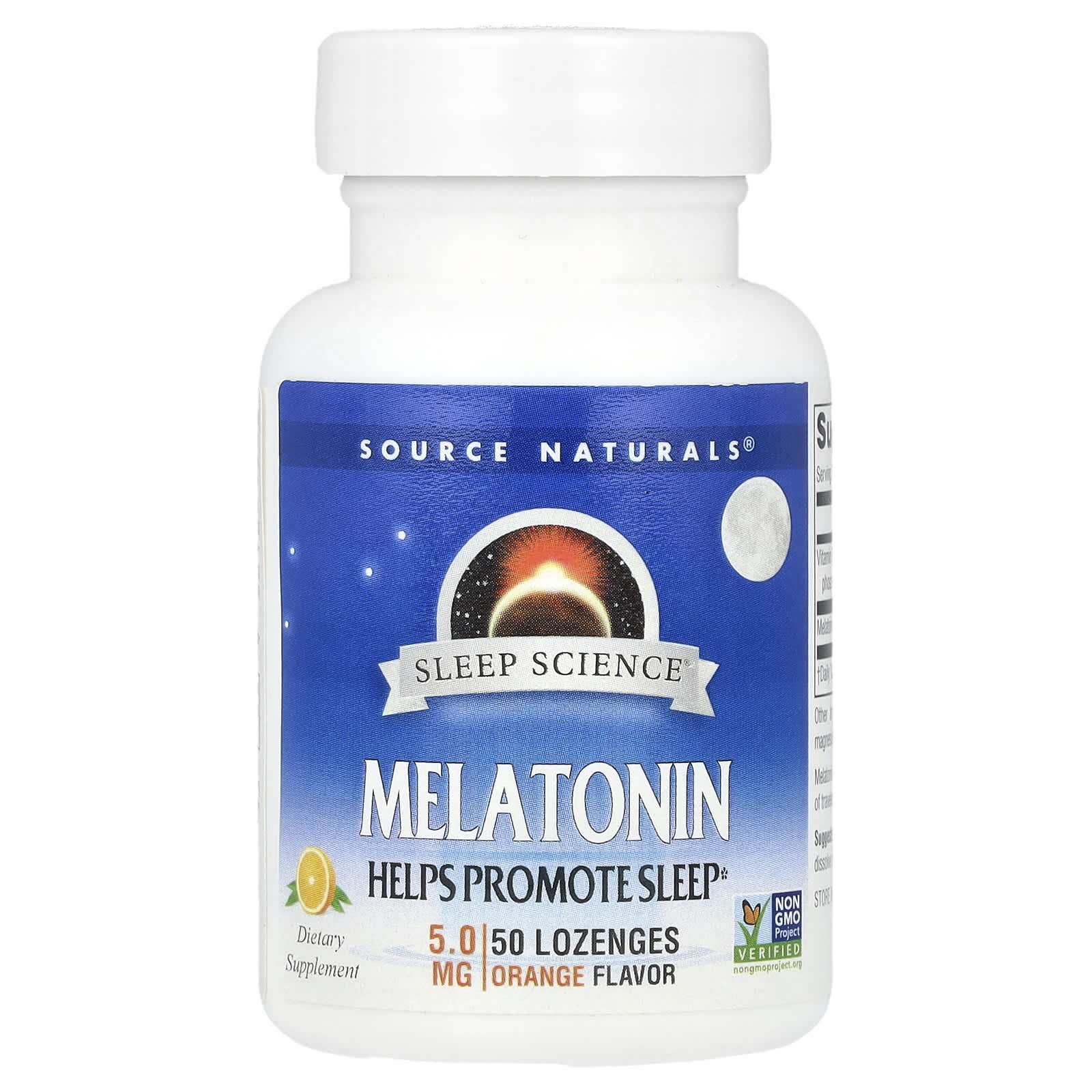Source Naturals Sleep Science, Melatonin – Orange – 50 pastilles — Tunisie