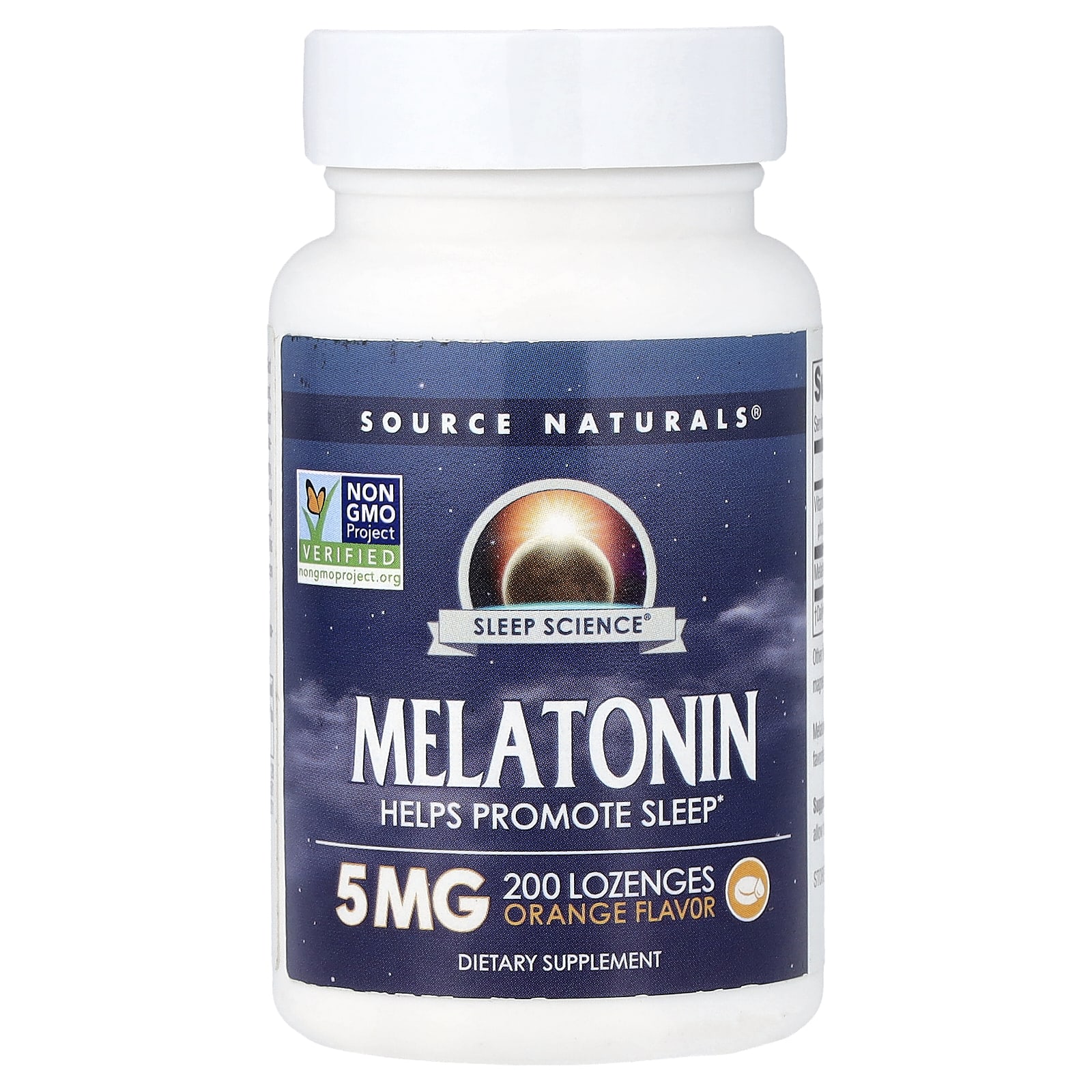 Source Naturals Sleep Science, Melatonin – Orange – 200 pastilles — Tunisie