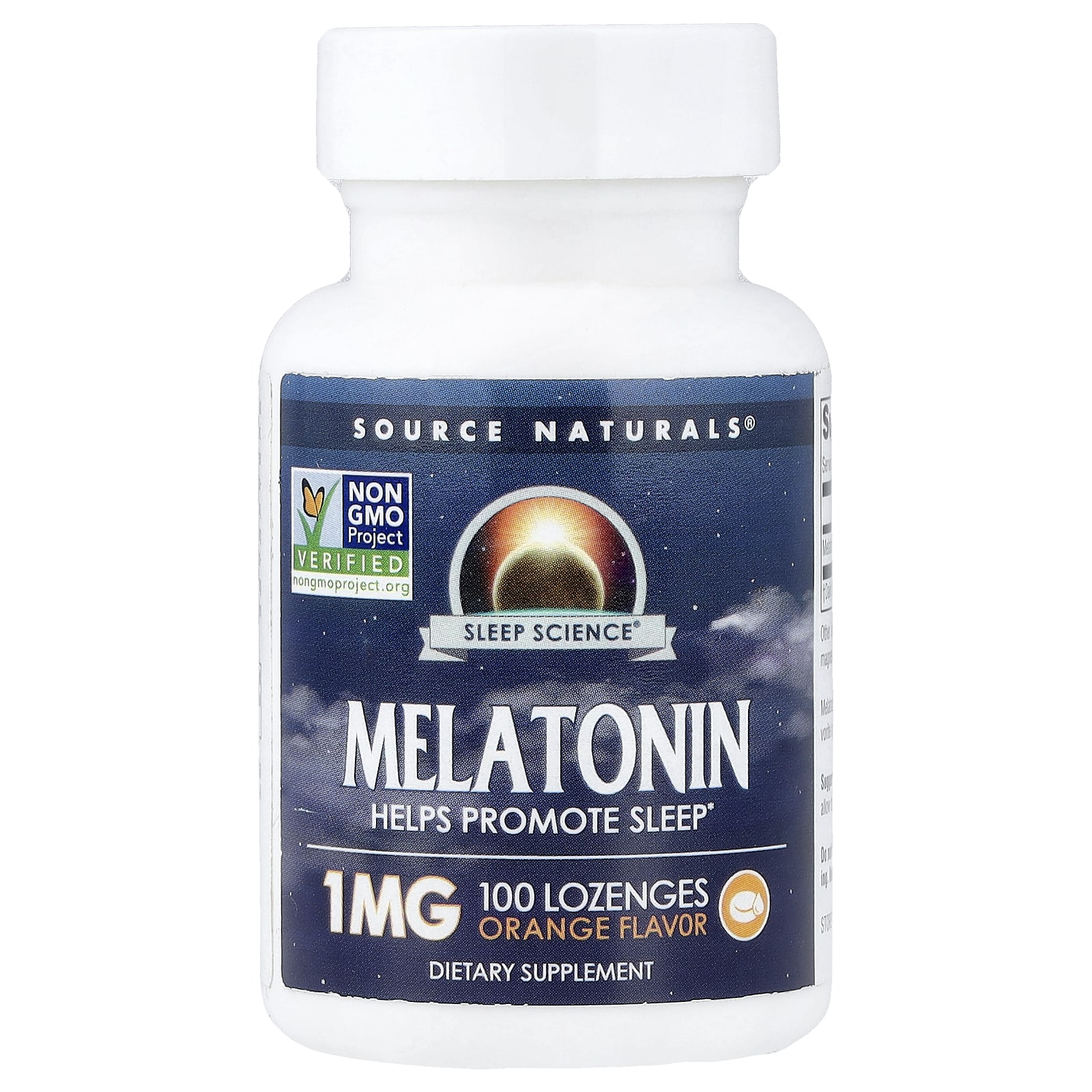 Source Naturals Sleep Science, Melatonin – Orange – 100 pastilles — Tunisie