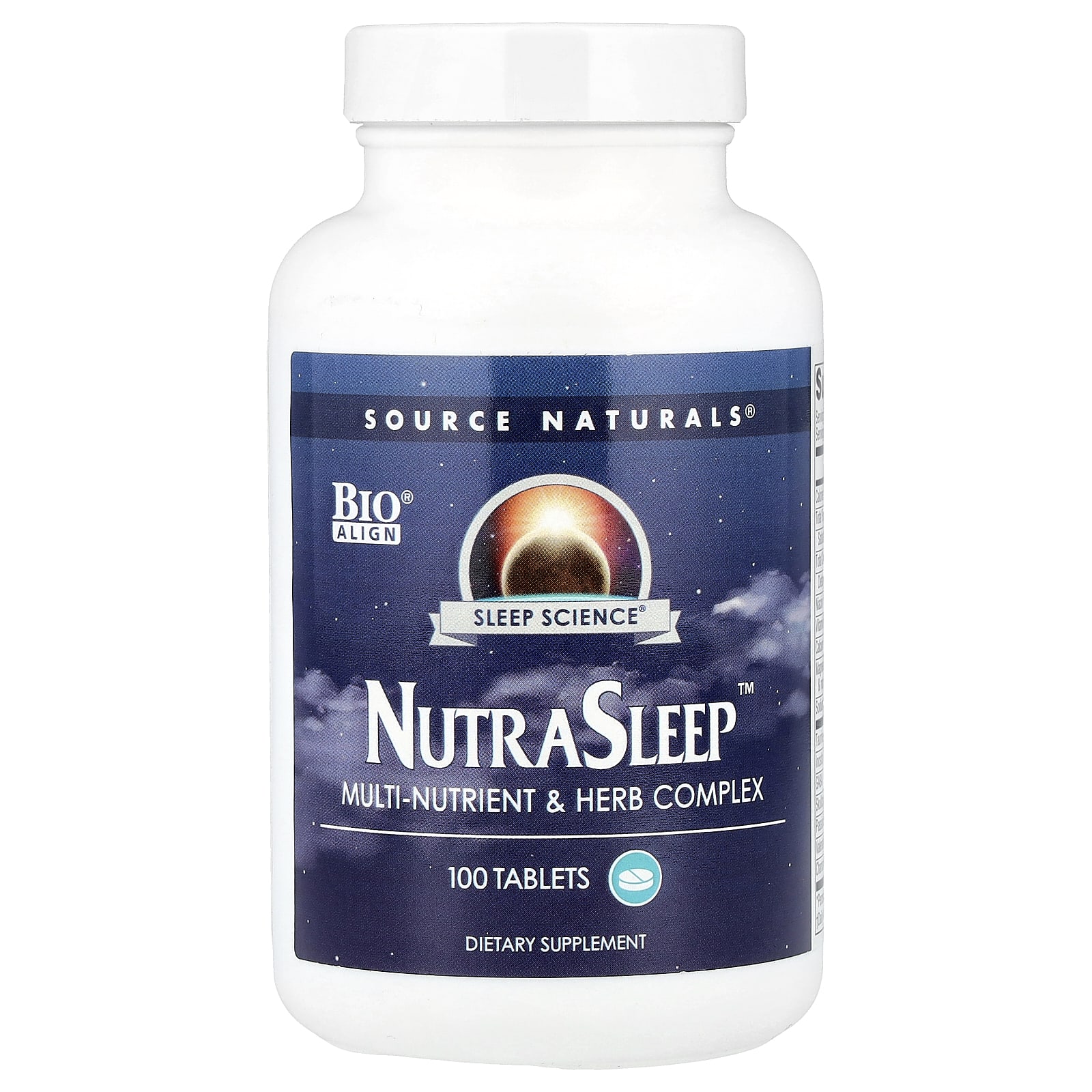 Source Naturals Sleep Science, NutraSleep – 100 comprimés — Tunisie