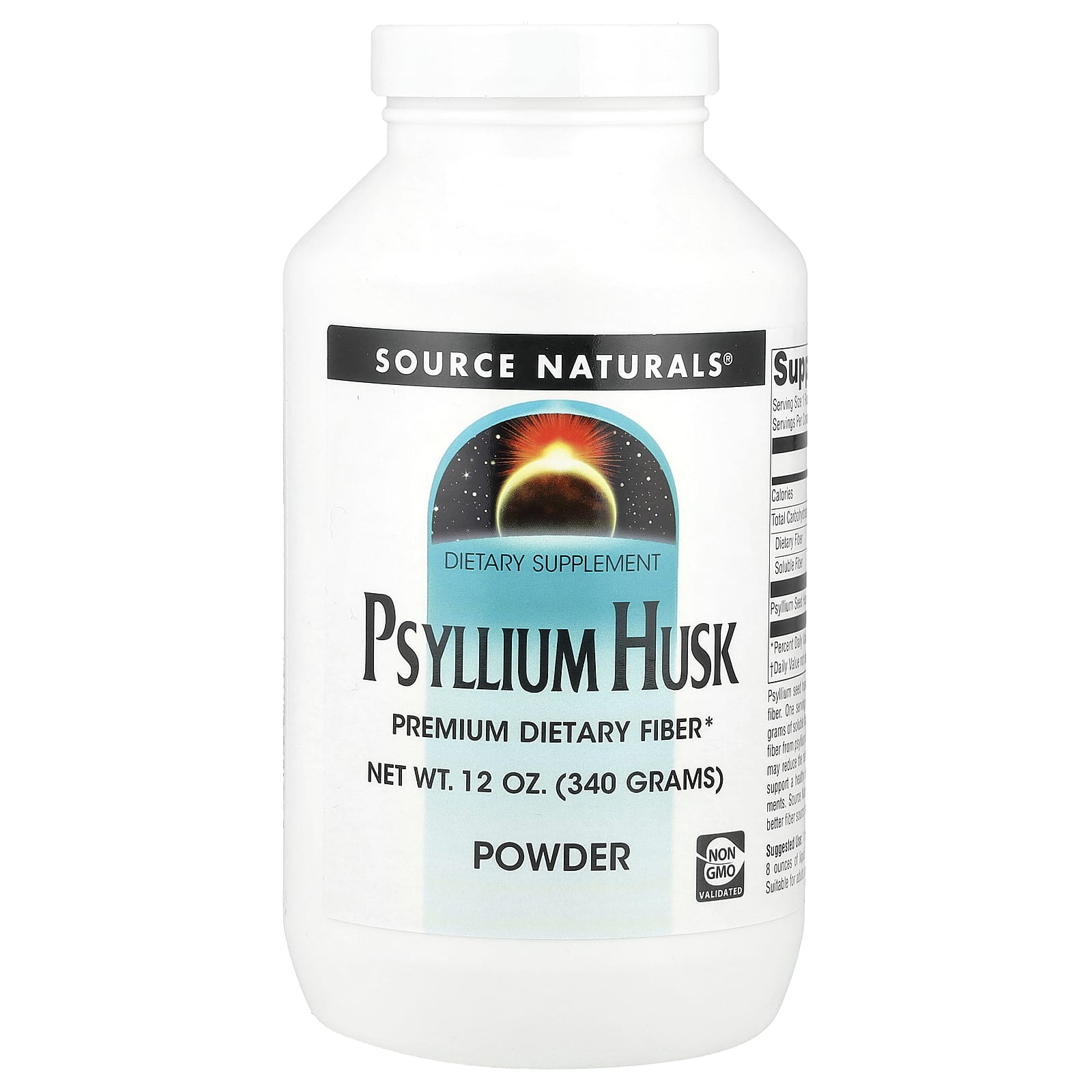 Source Naturals Psyllium Husk Powder – 340 g — Tunisie