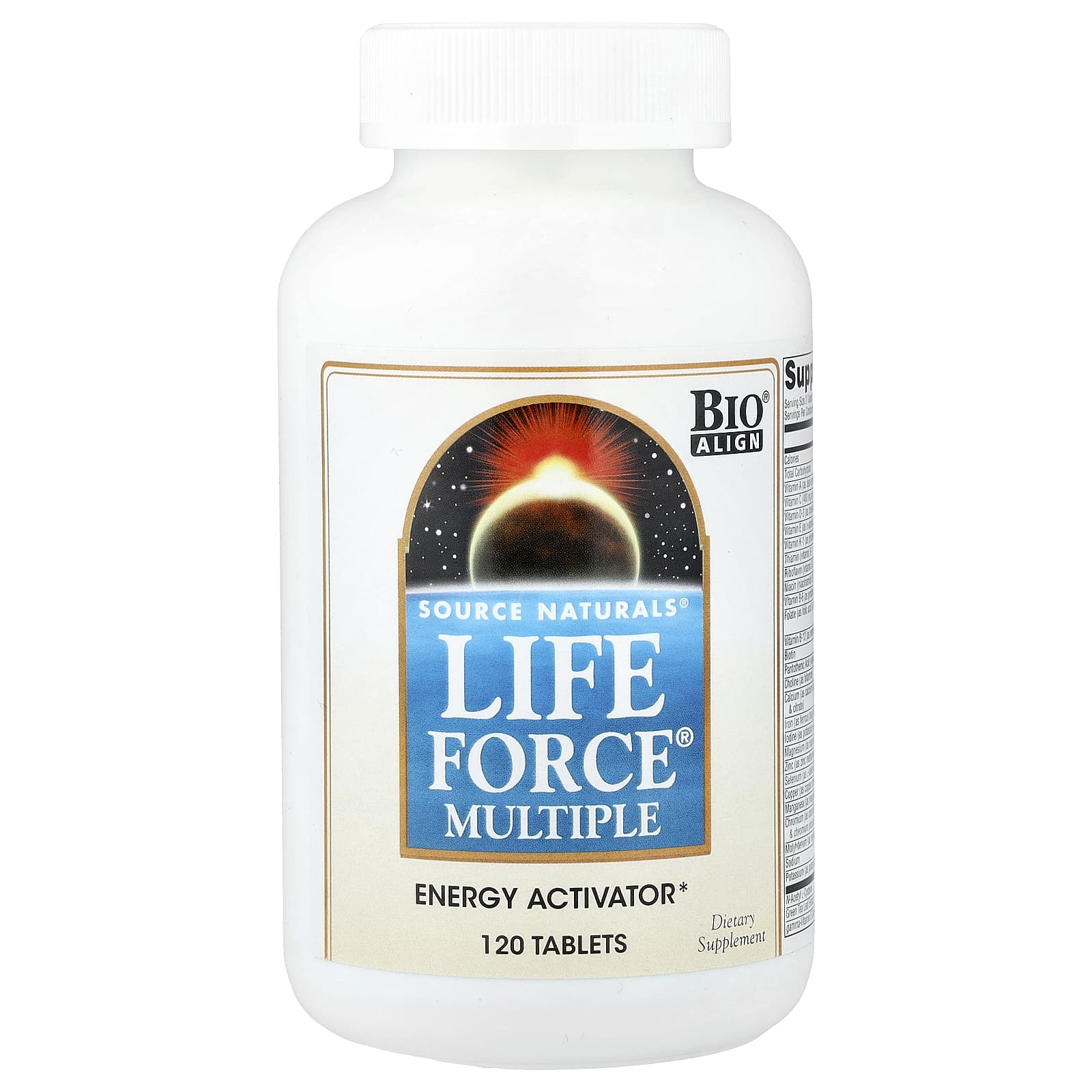Source Naturals Life Force Multiple – 120 comprimés — Tunisie