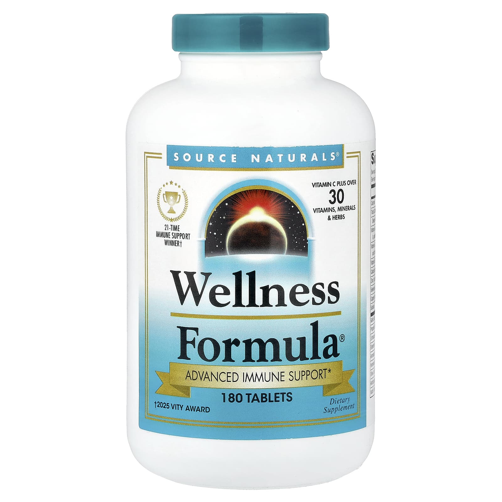 Source Naturals Wellness Formula, Advanced Immune Support – 180 comprimés — Tunisie