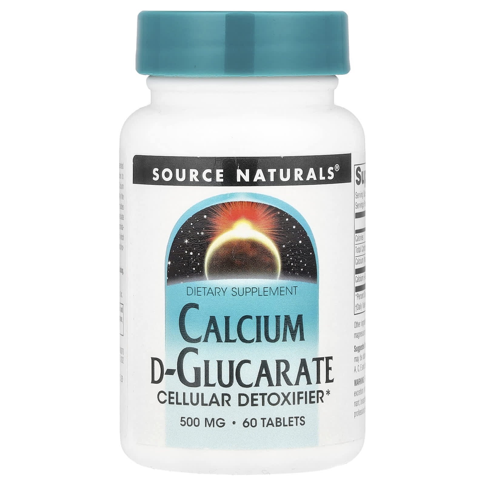 Source Naturals Calcium D-Glucarate – 60 comprimés — Tunisie