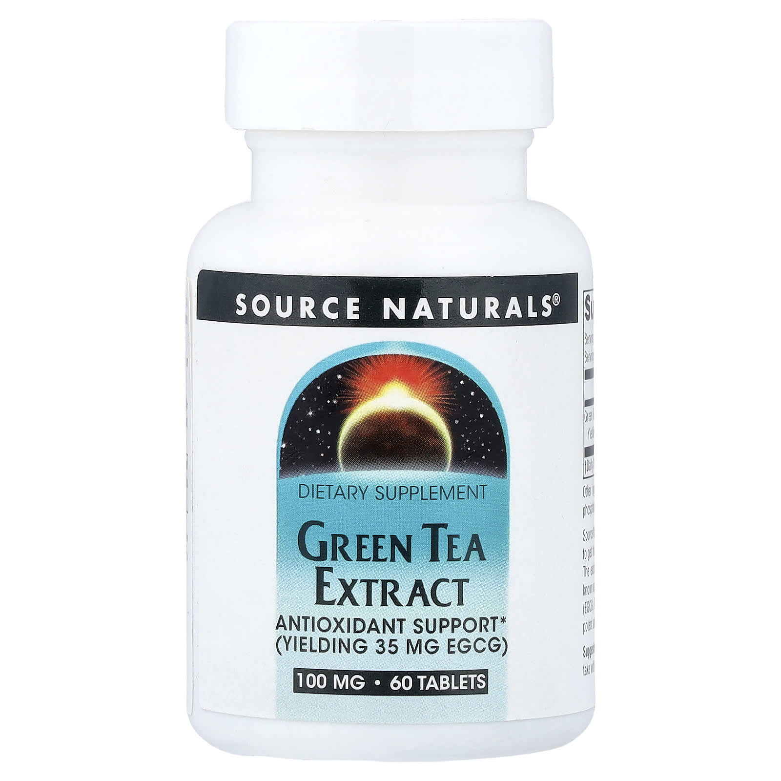 Source Naturals Green Tea Extract – 60 comprimés — Tunisie