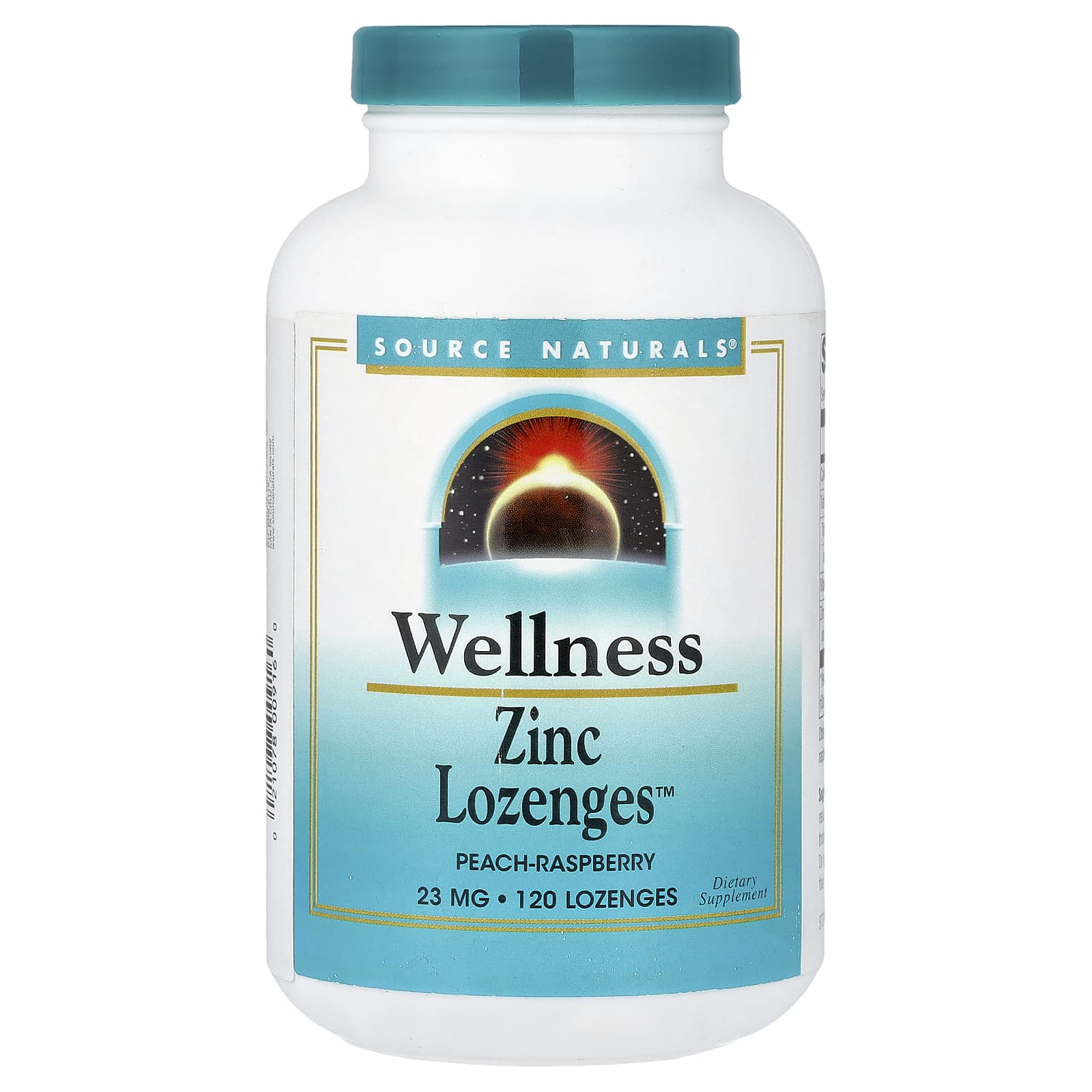Source Naturals Wellness Zinc Lozenges – Peach-Raspberry – 120 pastilles — Tunisie