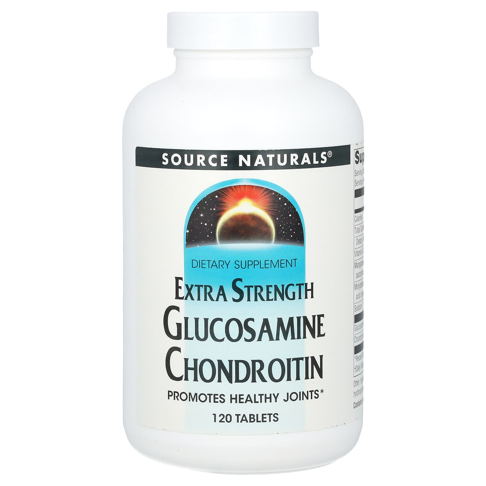 Source Naturals Glucosamine Chondroitin – 120 comprimés — Tunisie