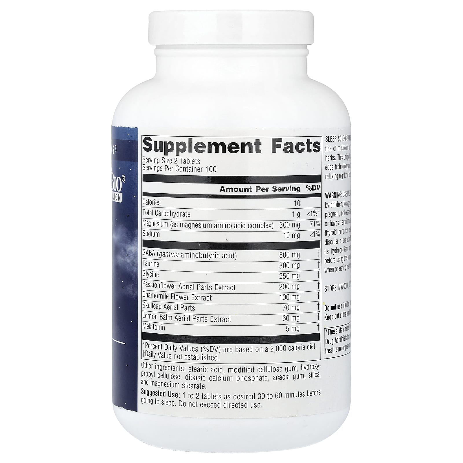 Source Naturals Sleep Science, NightRest With Melatonin – 200 comprimés — photo 2 sur 2