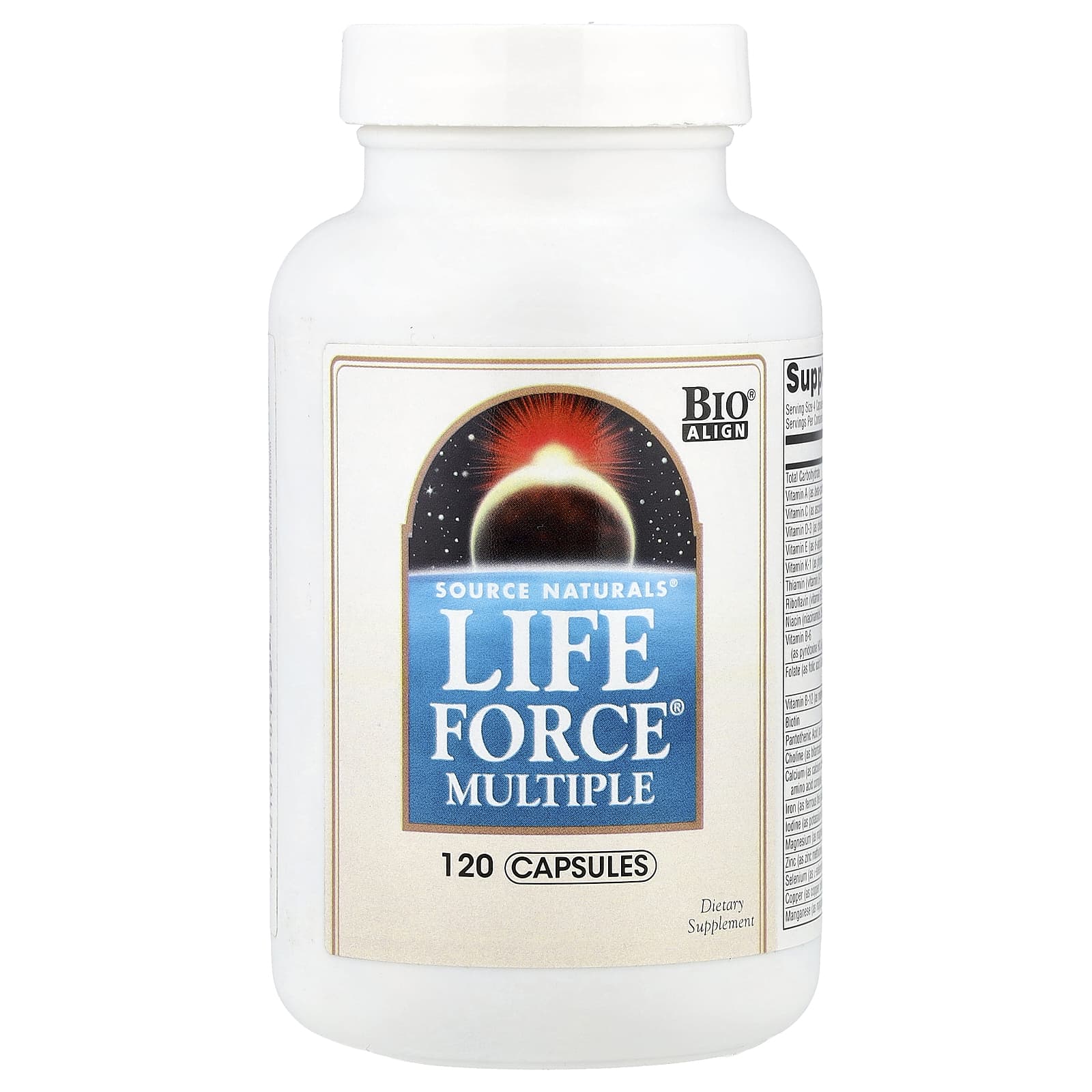 Source Naturals Life Force Multiple – 120 gélules — Tunisie