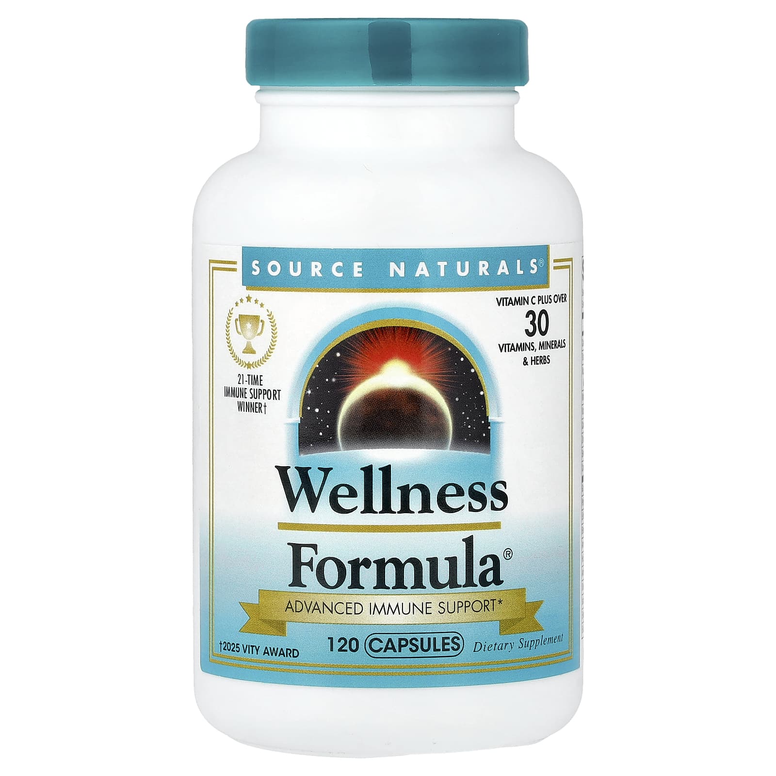 Source Naturals Wellness Formula, Advanced Immune Support – 120 gélules — Tunisie