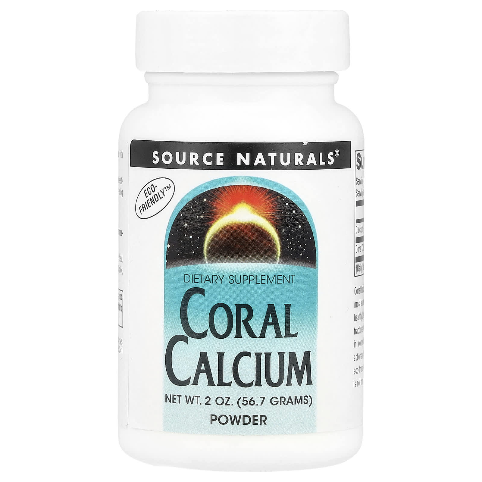 Source Naturals Coral Calcium Powder – 56,7 g — Tunisie