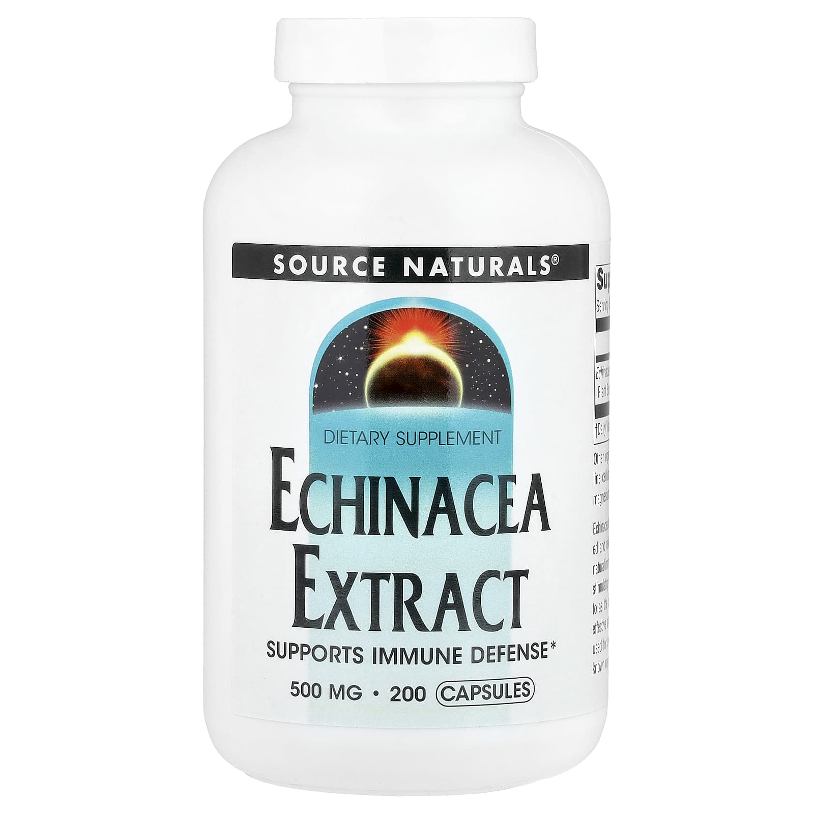 Source Naturals Echinacea Extract – 200 gélules — Tunisie