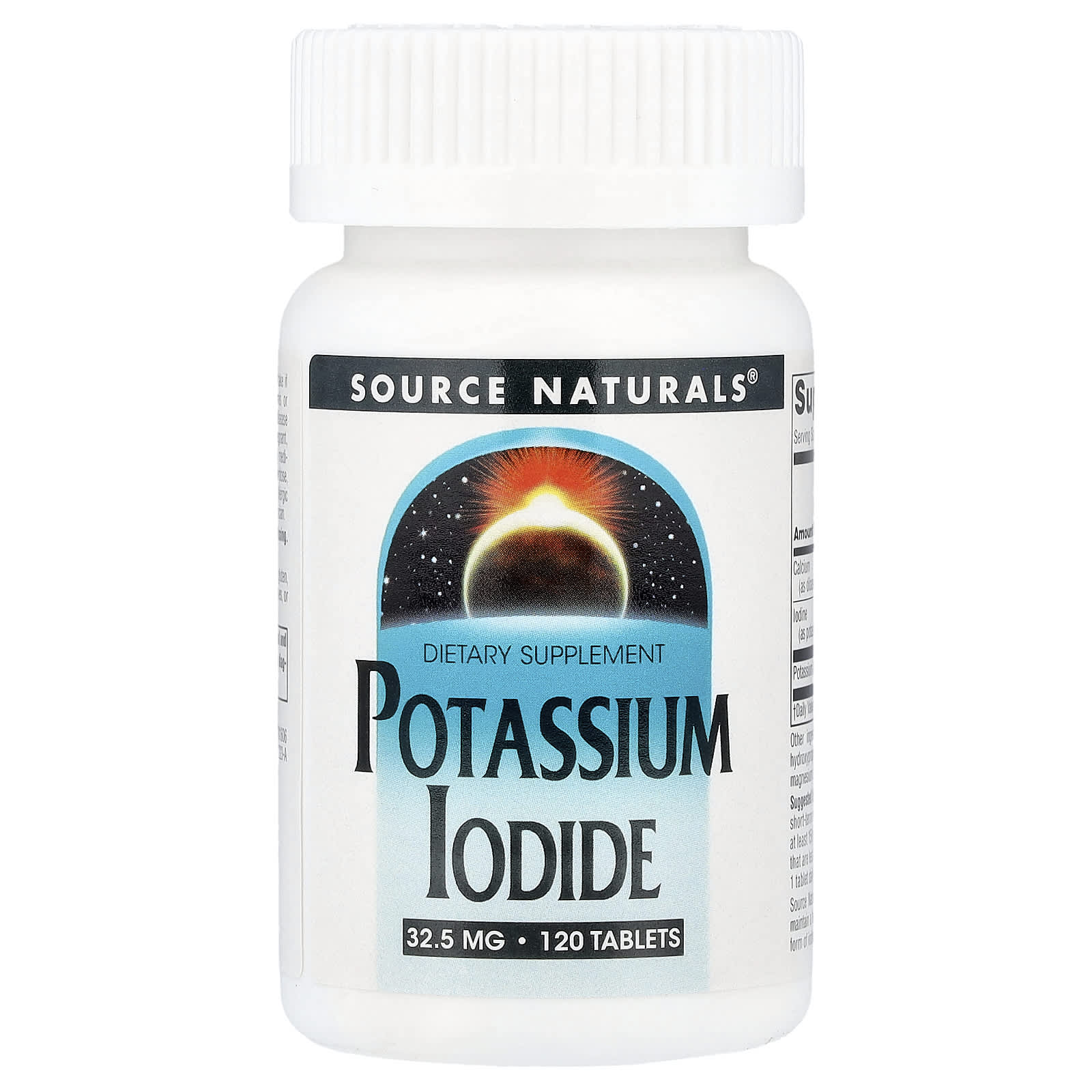 Source Naturals Potassium Iodide – 120 comprimés — Tunisie