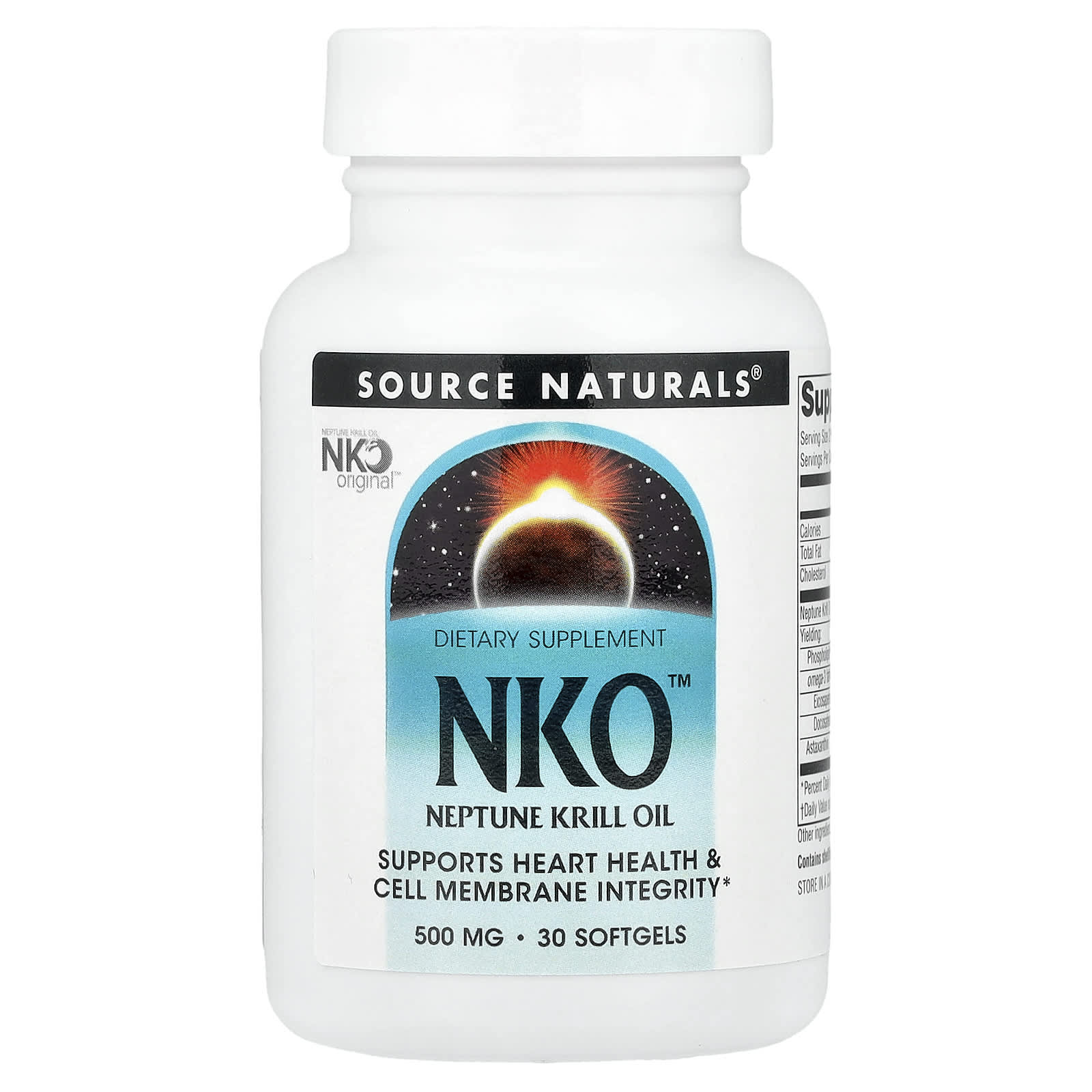 Source Naturals NKO, Neptune Krill Oil – 30 capsules molles — Tunisie