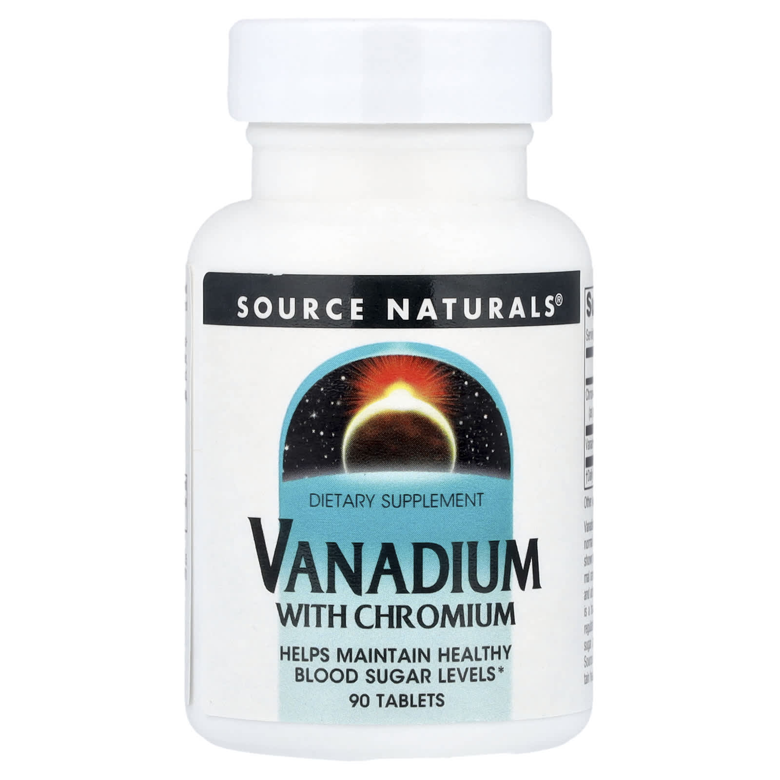 Source Naturals Vanadium with Chromium – 90 comprimés — Tunisie