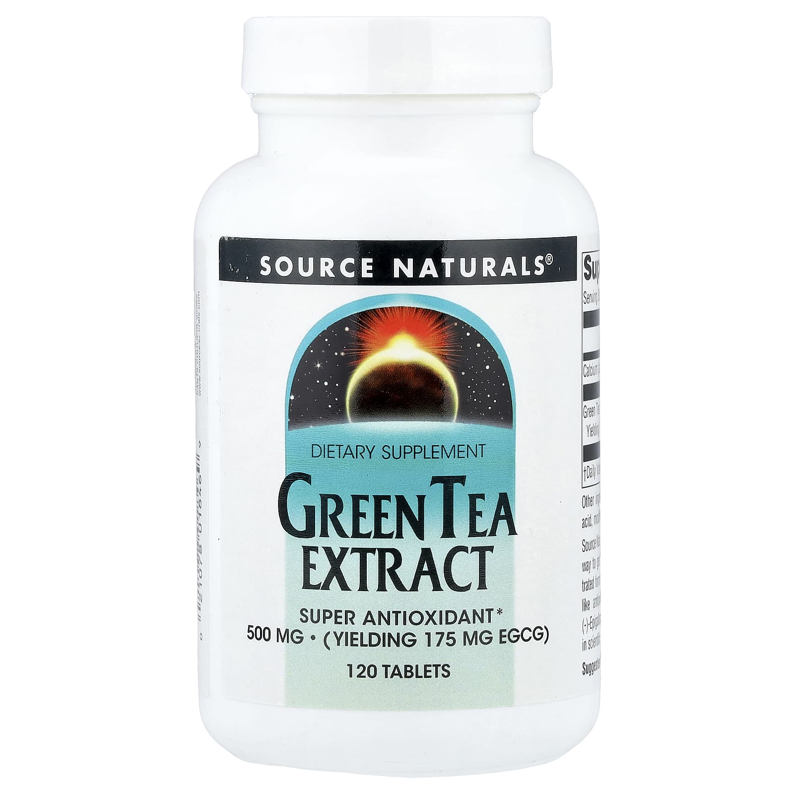 Source Naturals Green Tea Extract – 120 comprimés — Tunisie