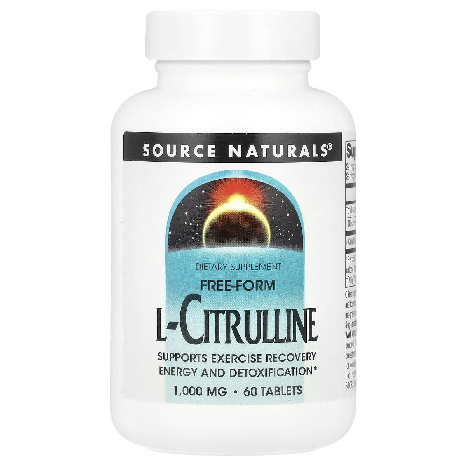 Source Naturals L-Citrulline – 60 comprimés — Tunisie