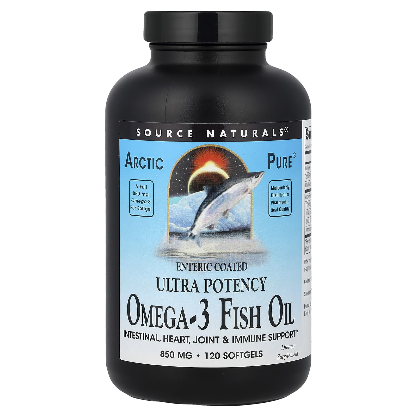 Source Naturals Arctic Pure – Omega-3 Fish Oil – 120 capsules molles — Tunisie