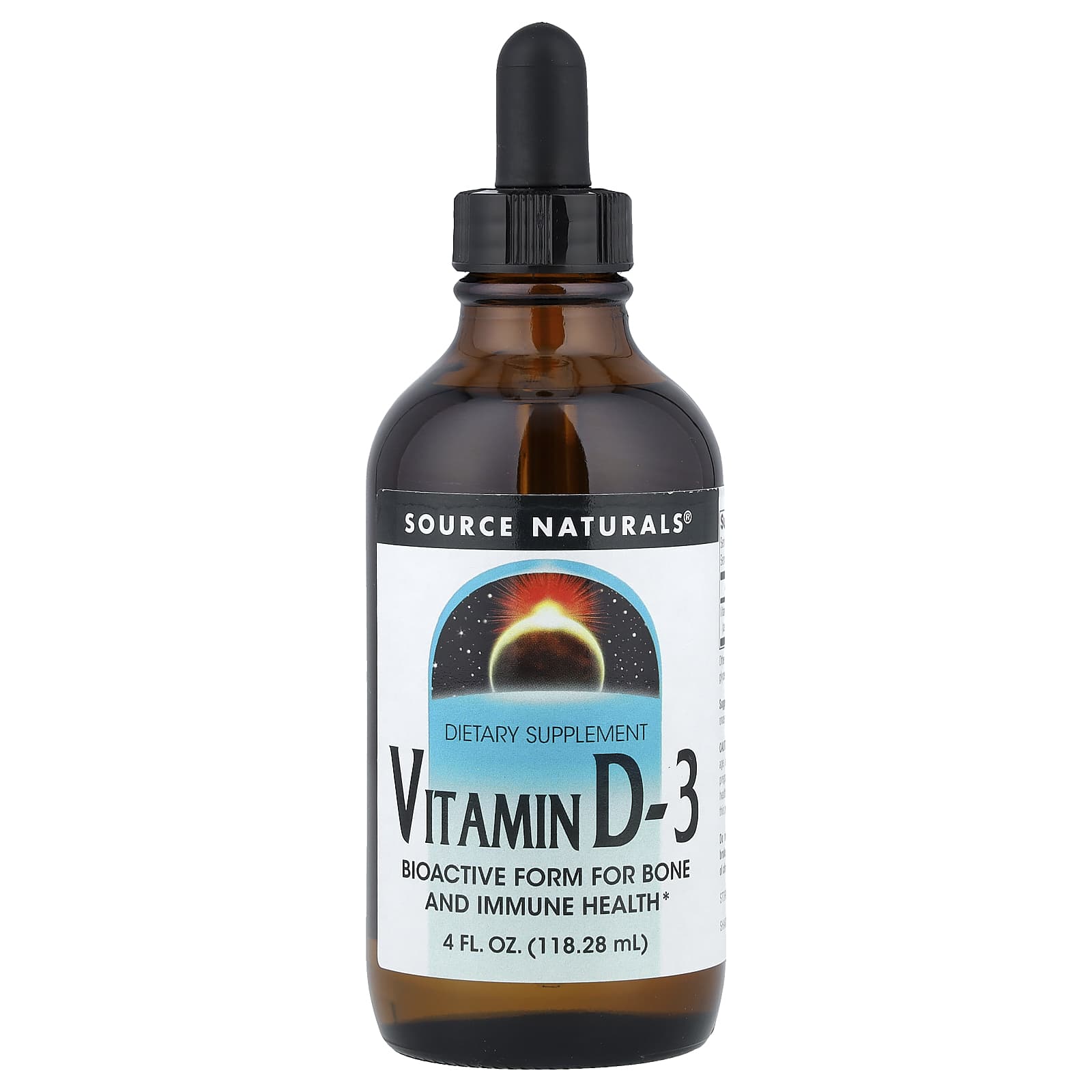 Source Naturals Vitamin D-3 – 118,28 ml — Tunisie