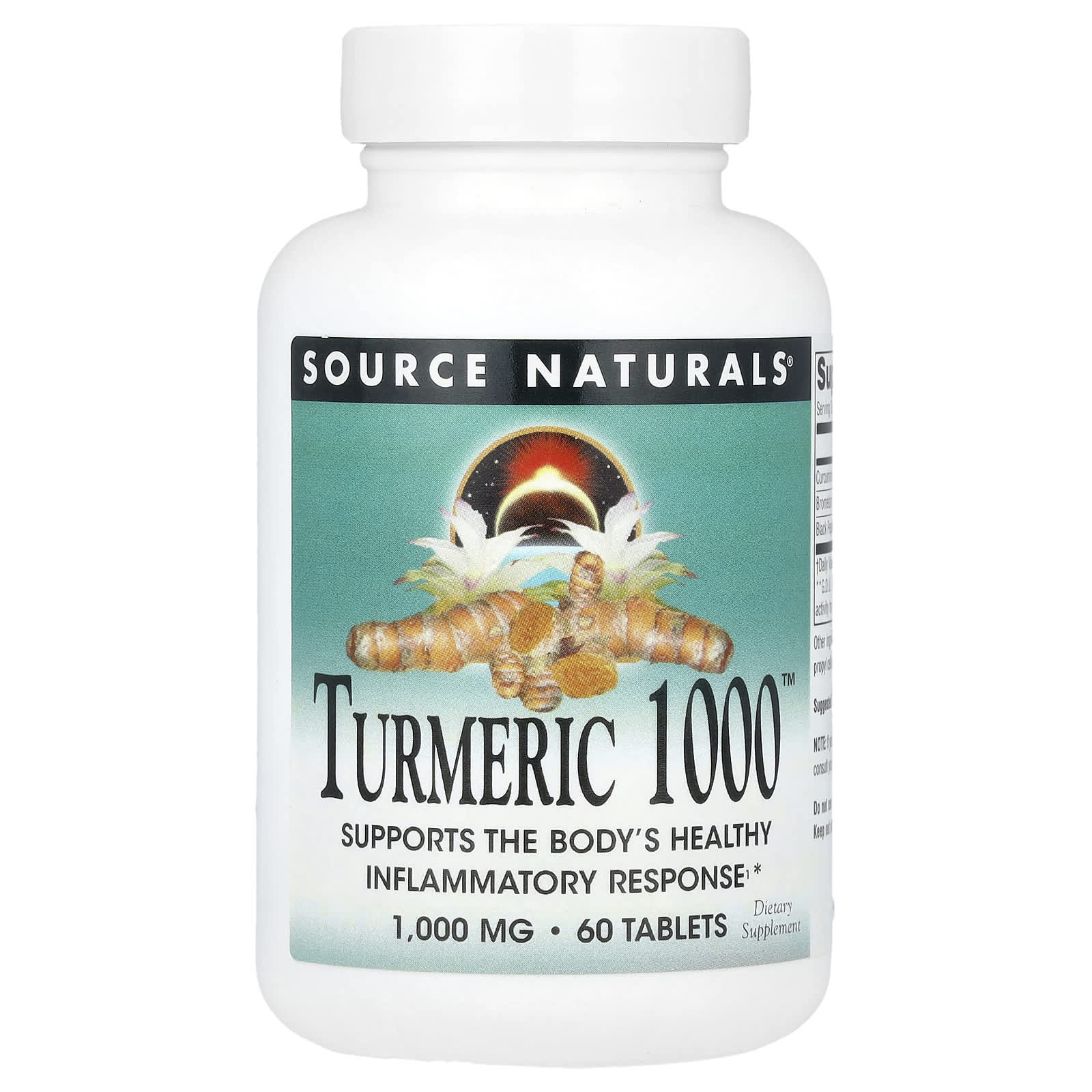 Source Naturals Turmeric 1000 – 60 comprimés — Tunisie