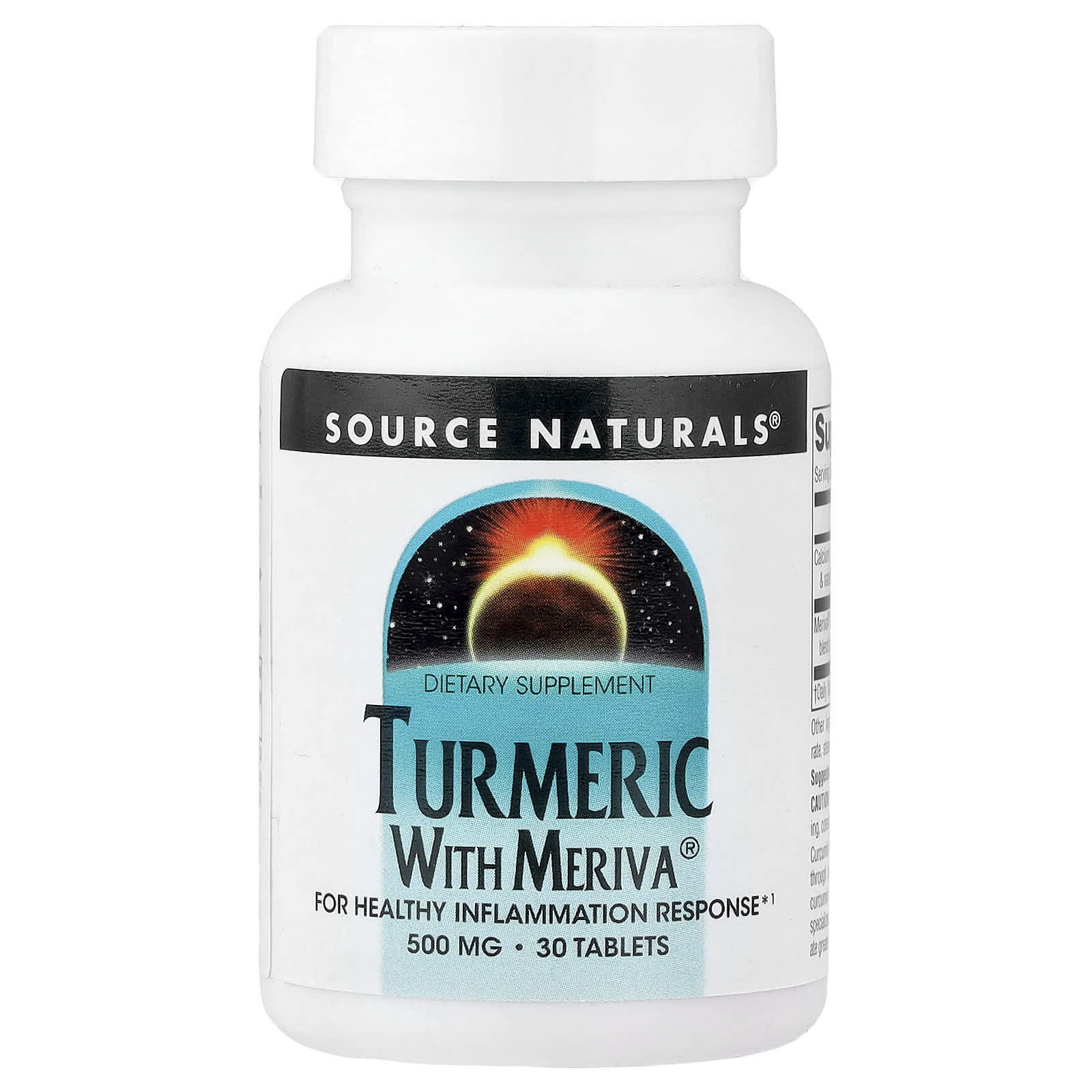 Source Naturals Turmeric With Meriva – 30 comprimés — Tunisie