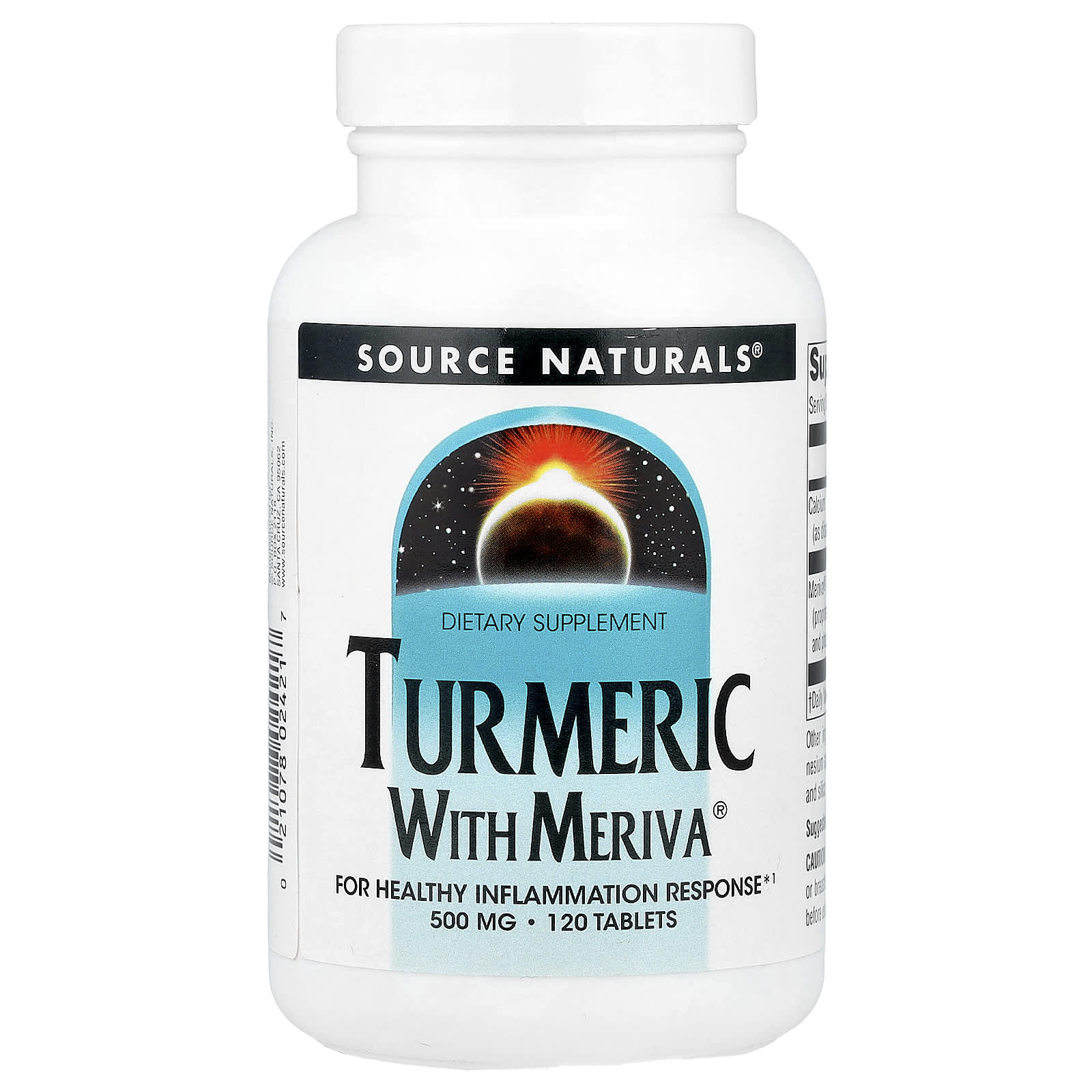 Source Naturals Turmeric with Meriva – 120 comprimés — Tunisie