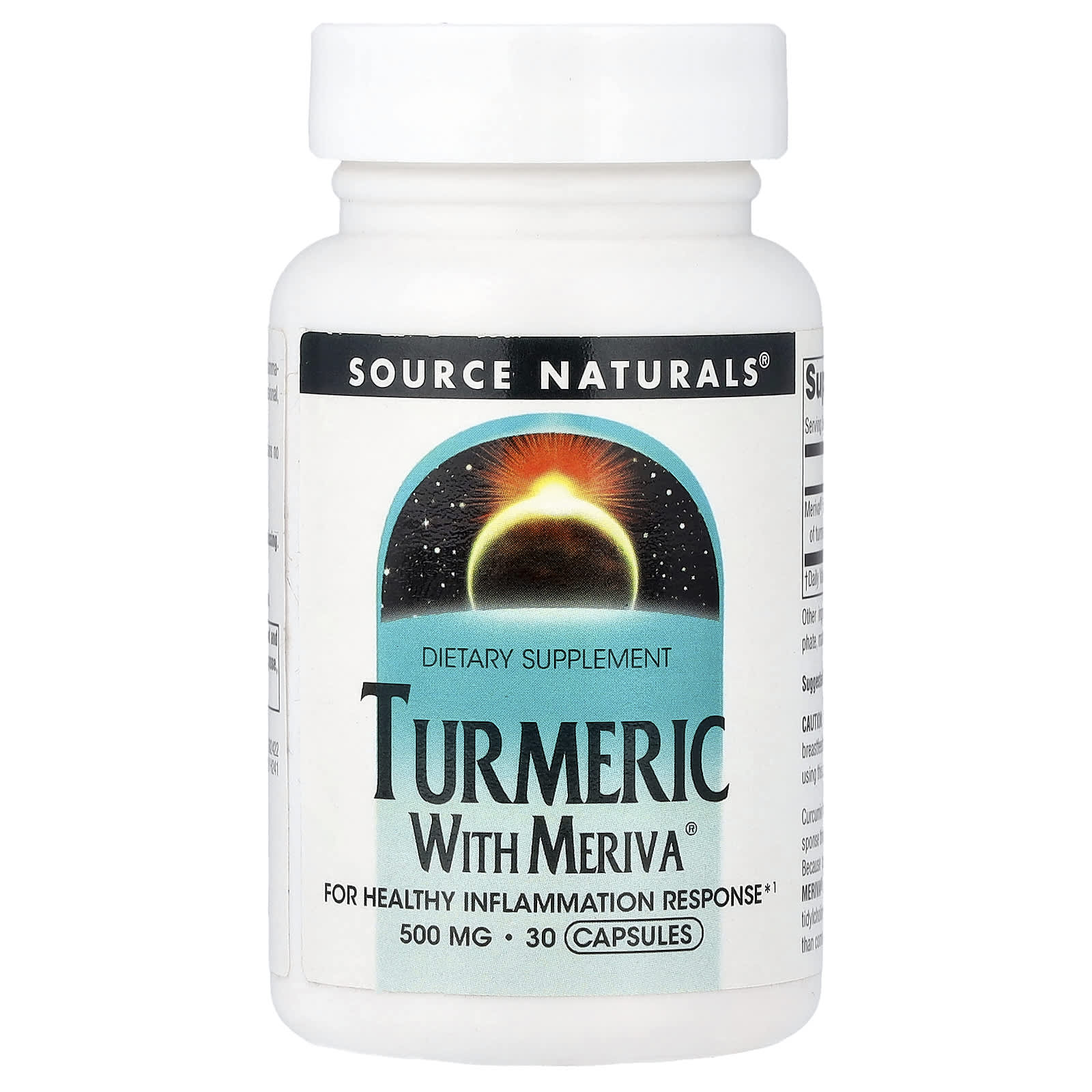 Source Naturals Turmeric With Meriva – 30 gélules — Tunisie