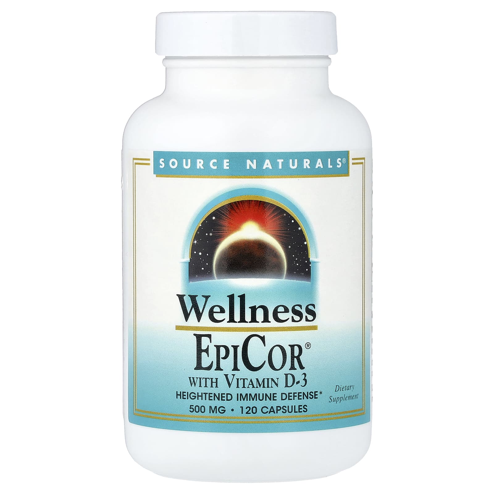 Source Naturals EpiCor with Vitamin D-3 – 120 gélules — Tunisie