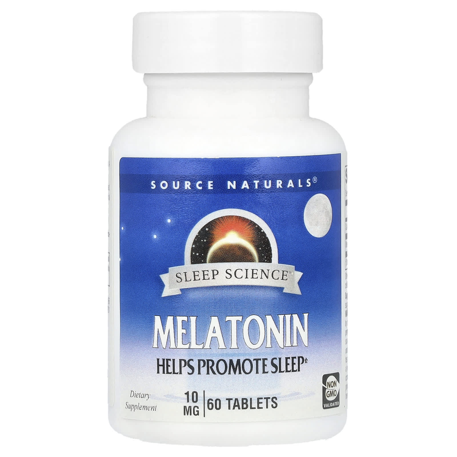 Source Naturals Sleep Science, Melatonin – 10 mg – 60 comprimés — Tunisie