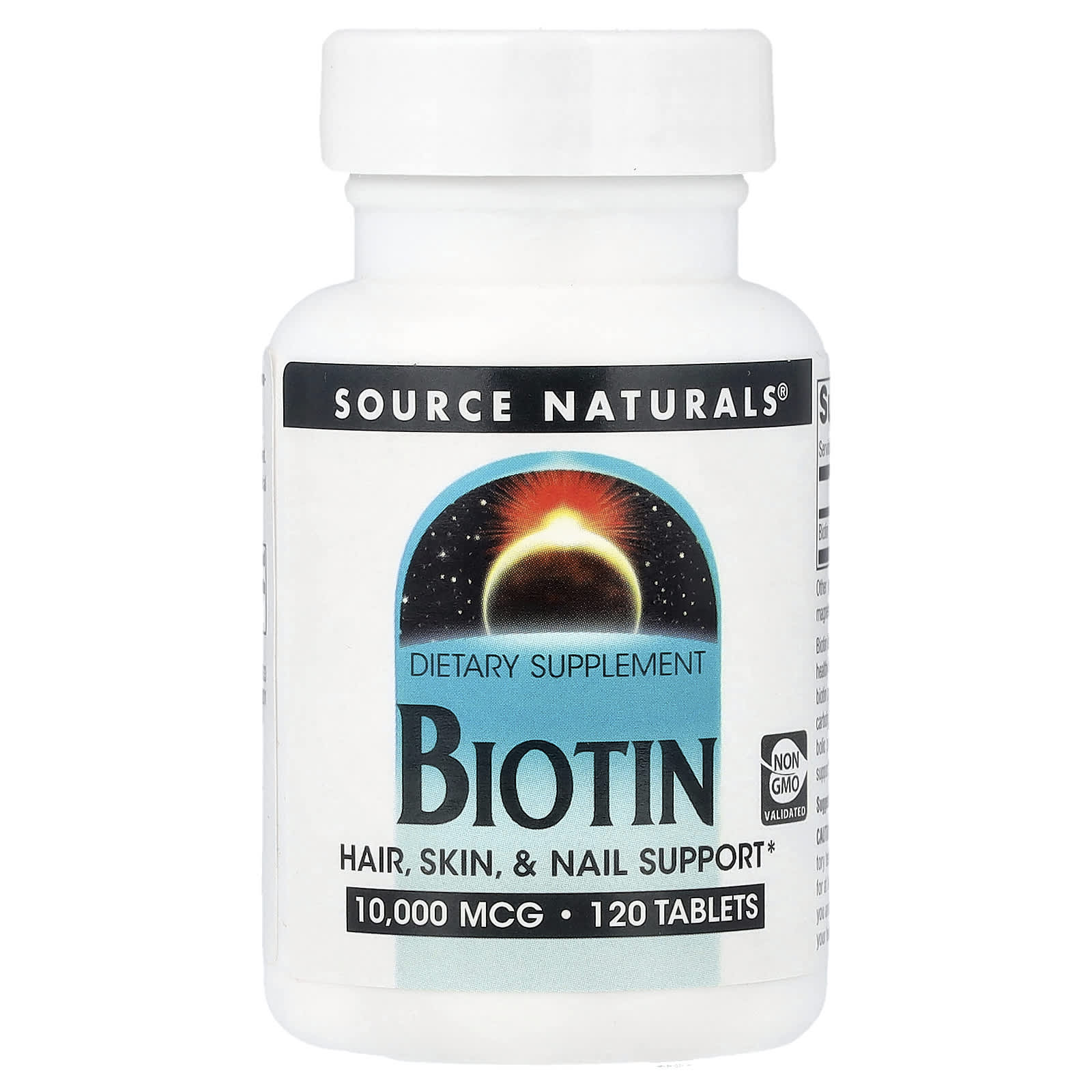 Source Naturals Biotin – 10 000 µg – 120 comprimés — Tunisie