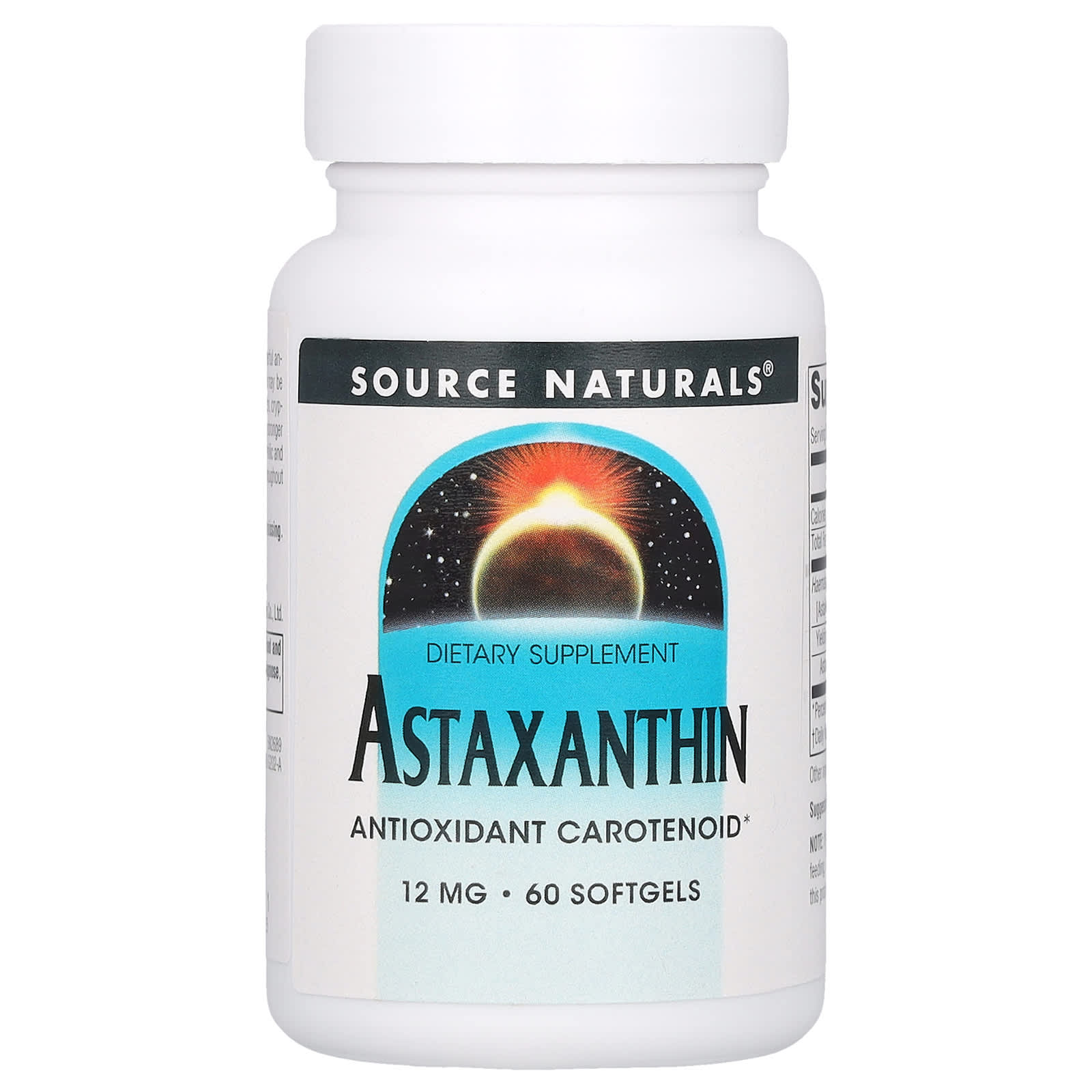 Source Naturals Astaxanthin – 60 capsules molles — Tunisie