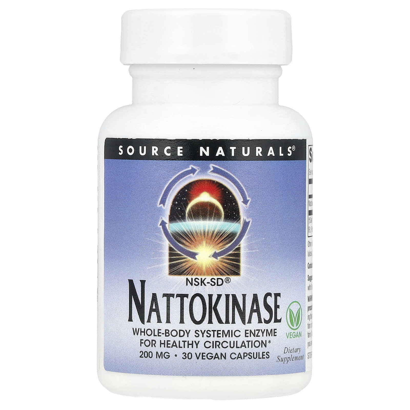 Source Naturals NSK-SD, Nattokinase – 30 gélules véganes — Tunisie
