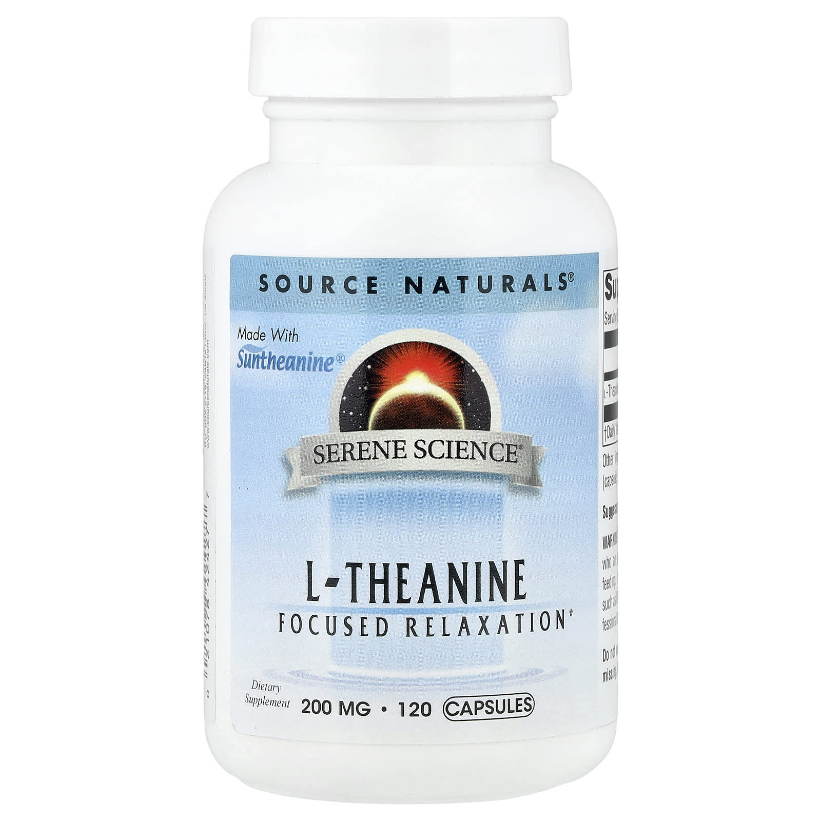 Source Naturals L-Theanine – 120 gélules — Tunisie